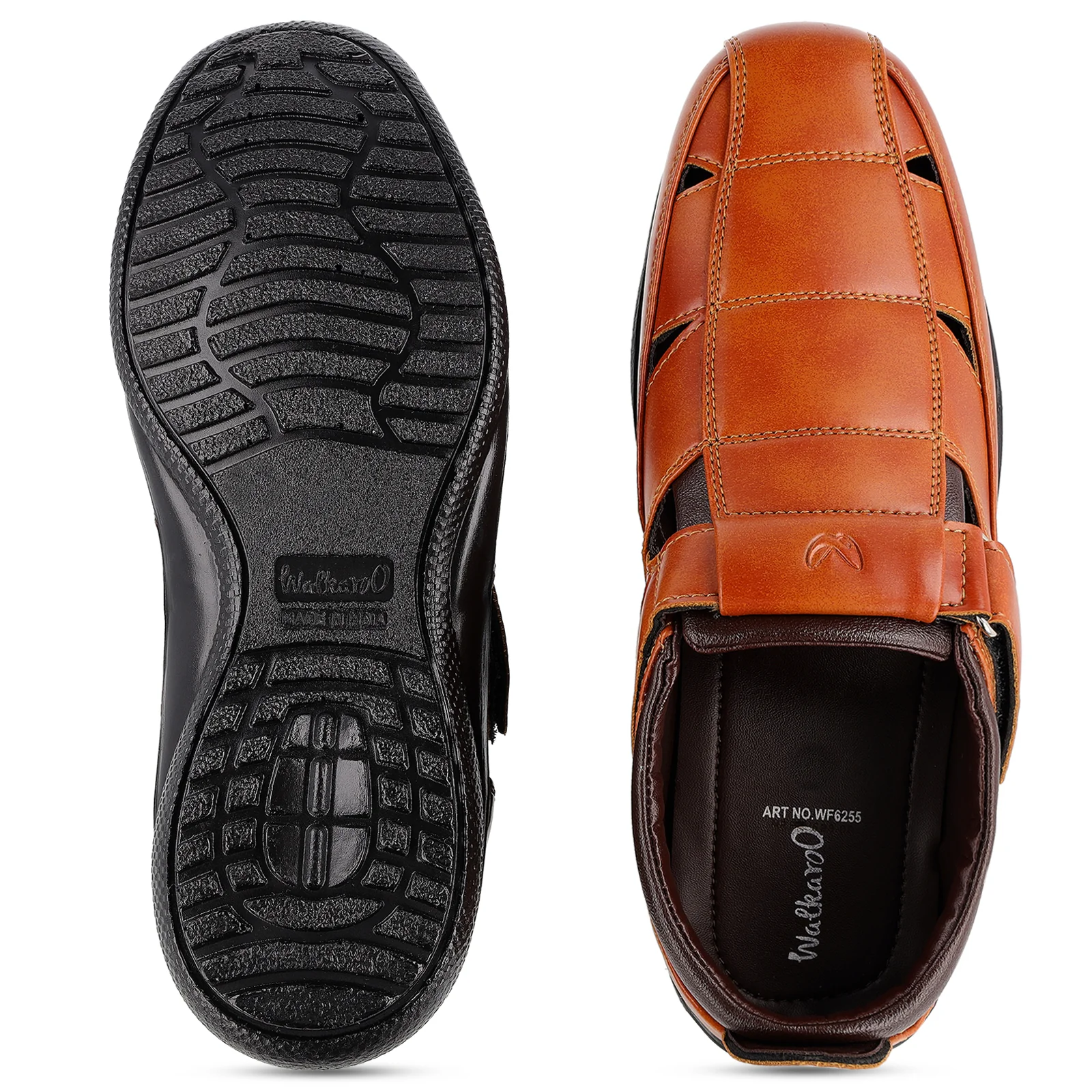 Men's Roman Sandals - WF6255 Tan - Image 2