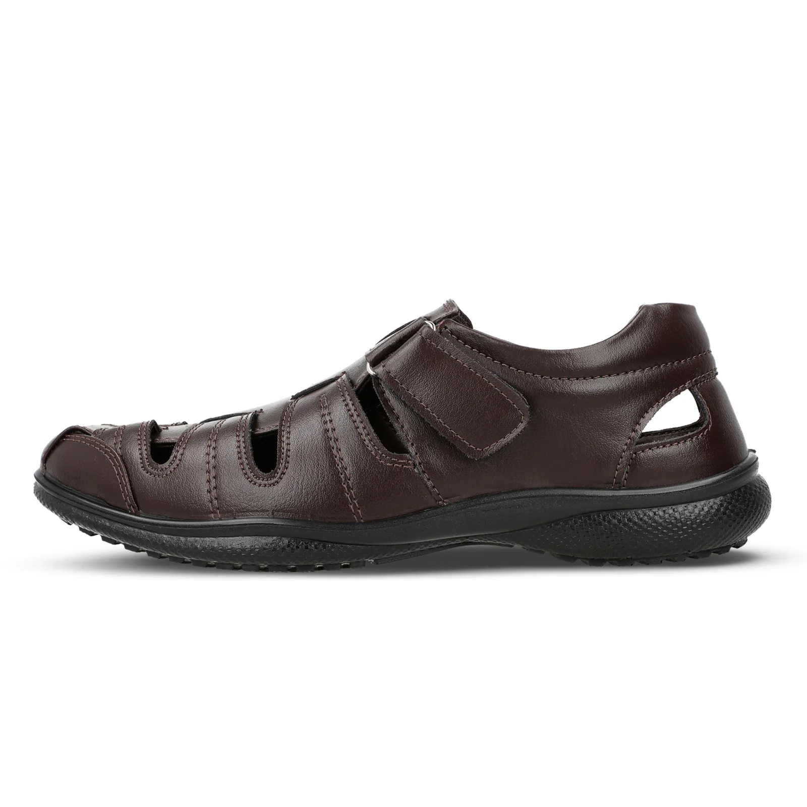 Walkaroo Roman Sandals Mens - WF6257 Brown - Image 3