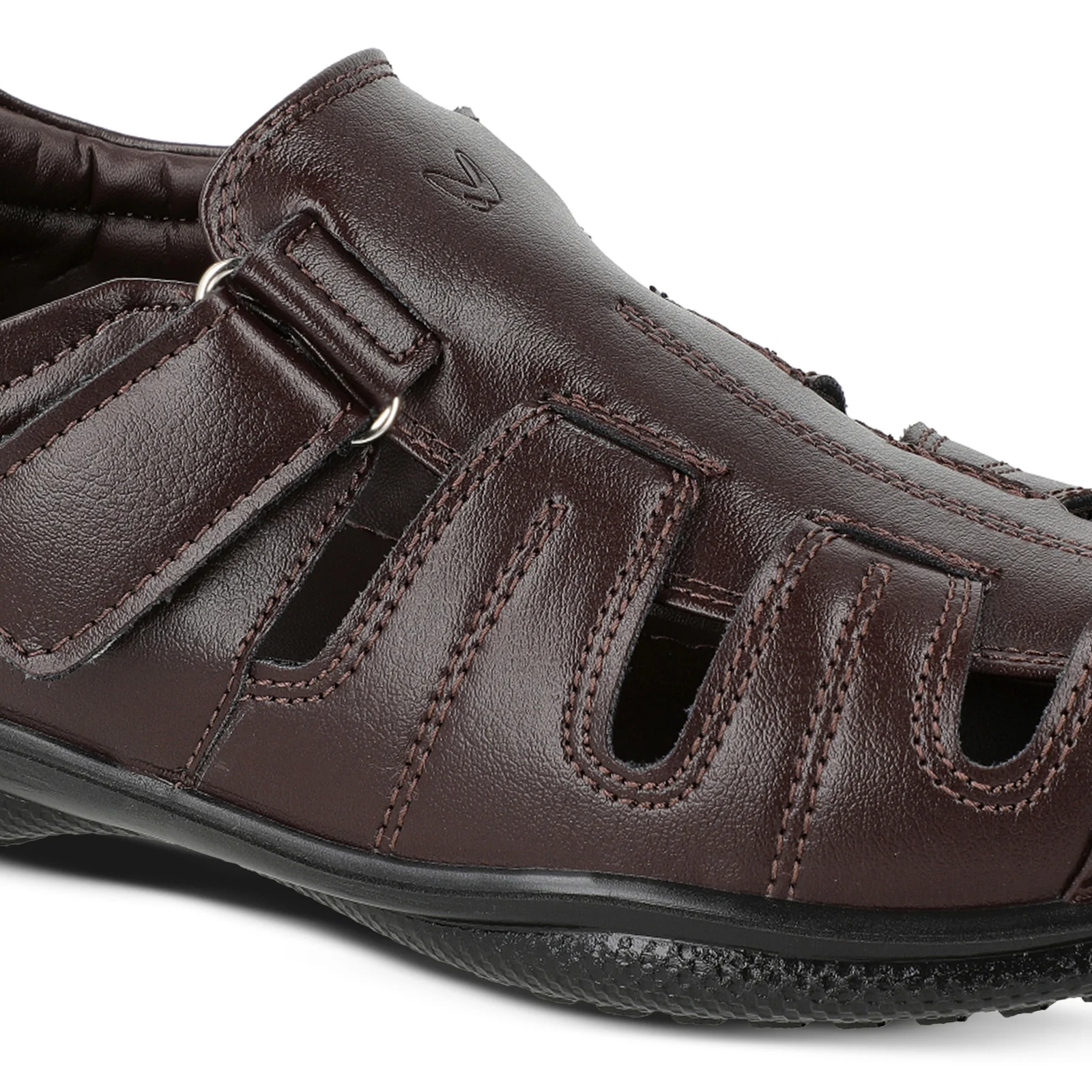 Walkaroo Roman Sandals Mens - WF6257 Brown - Image 4