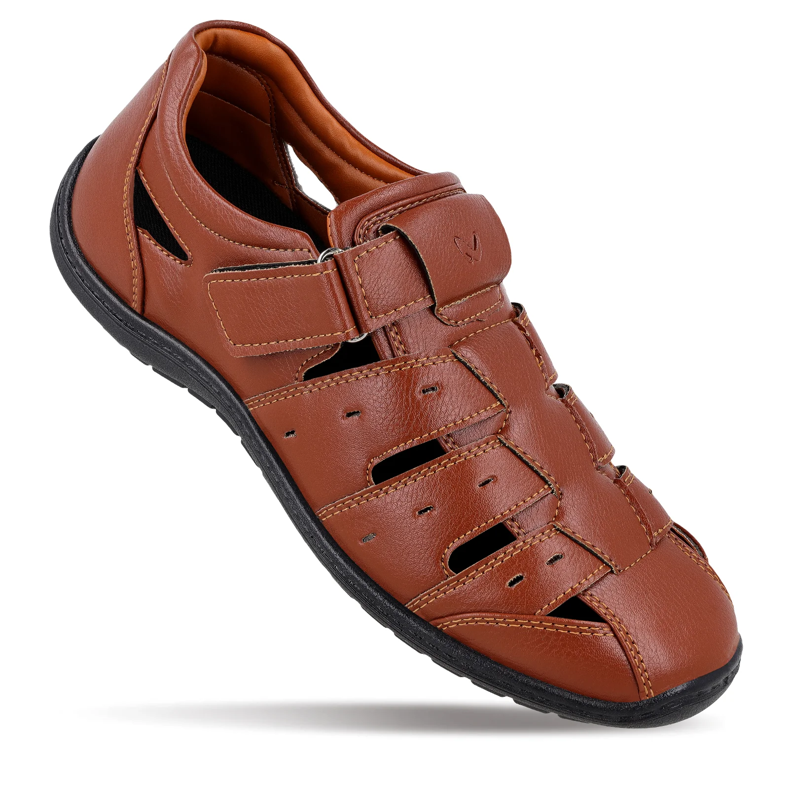 Walkaroo Roman Sandals Mens - WF6260 Brown