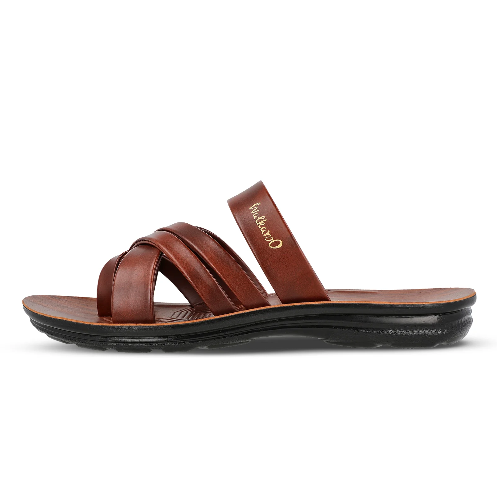 Men's Daily Wear Sandals - W5687 Dark Brown - Image 3