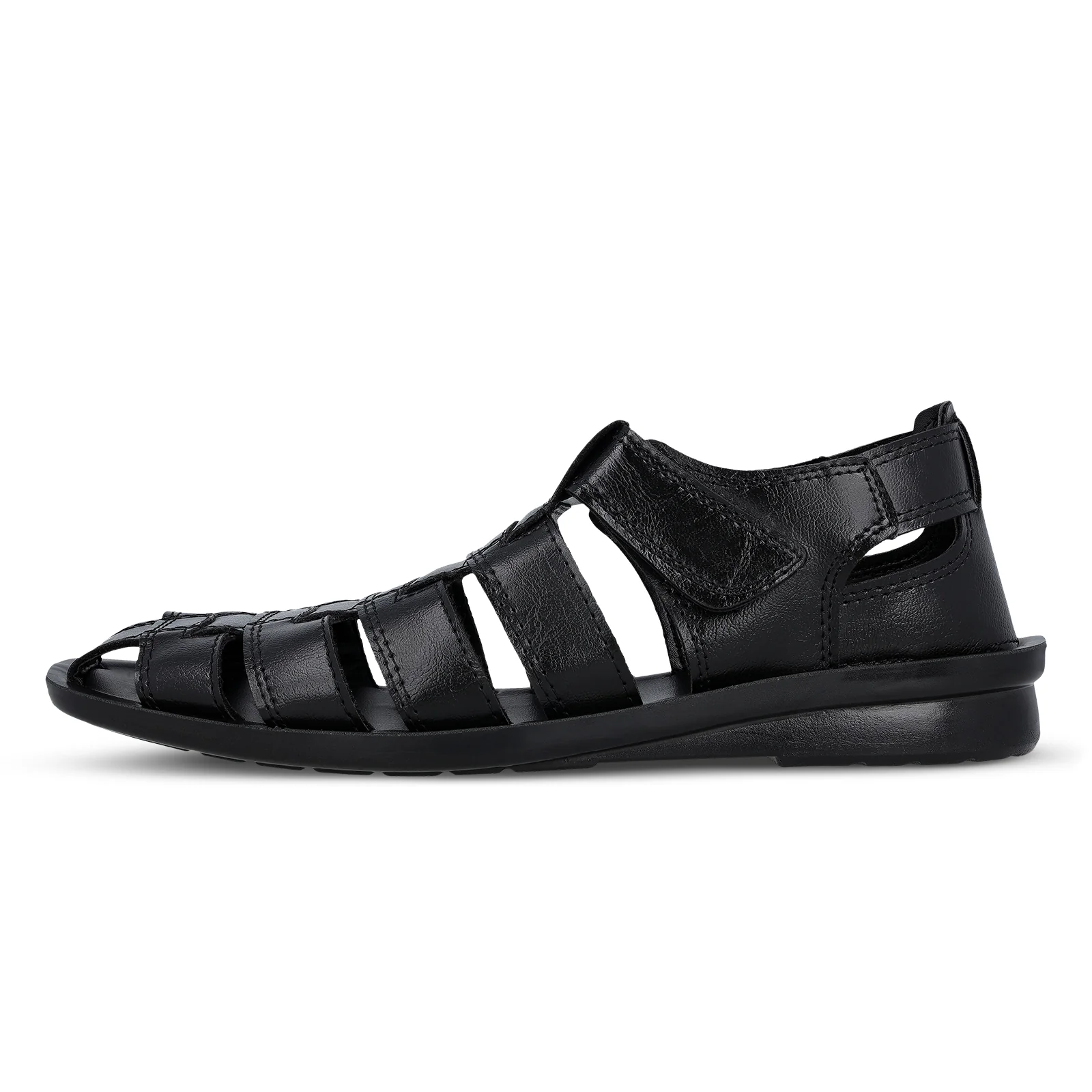 Men's Fisherman Sandals - 13505 Black - Image 3