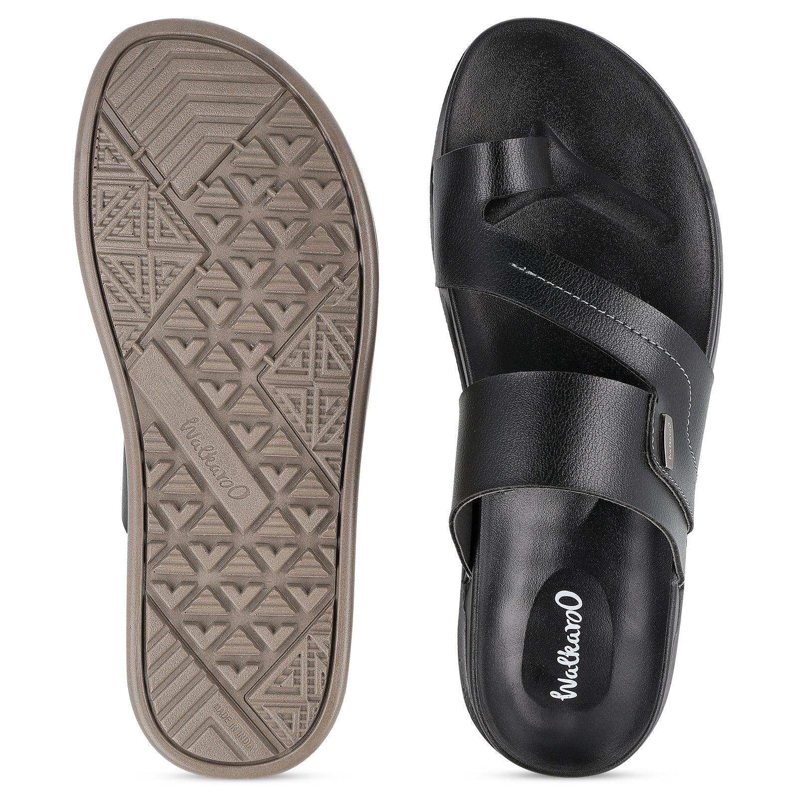 Men's Daily Wear Comfort Sandals - WE1335 Black - Image 3