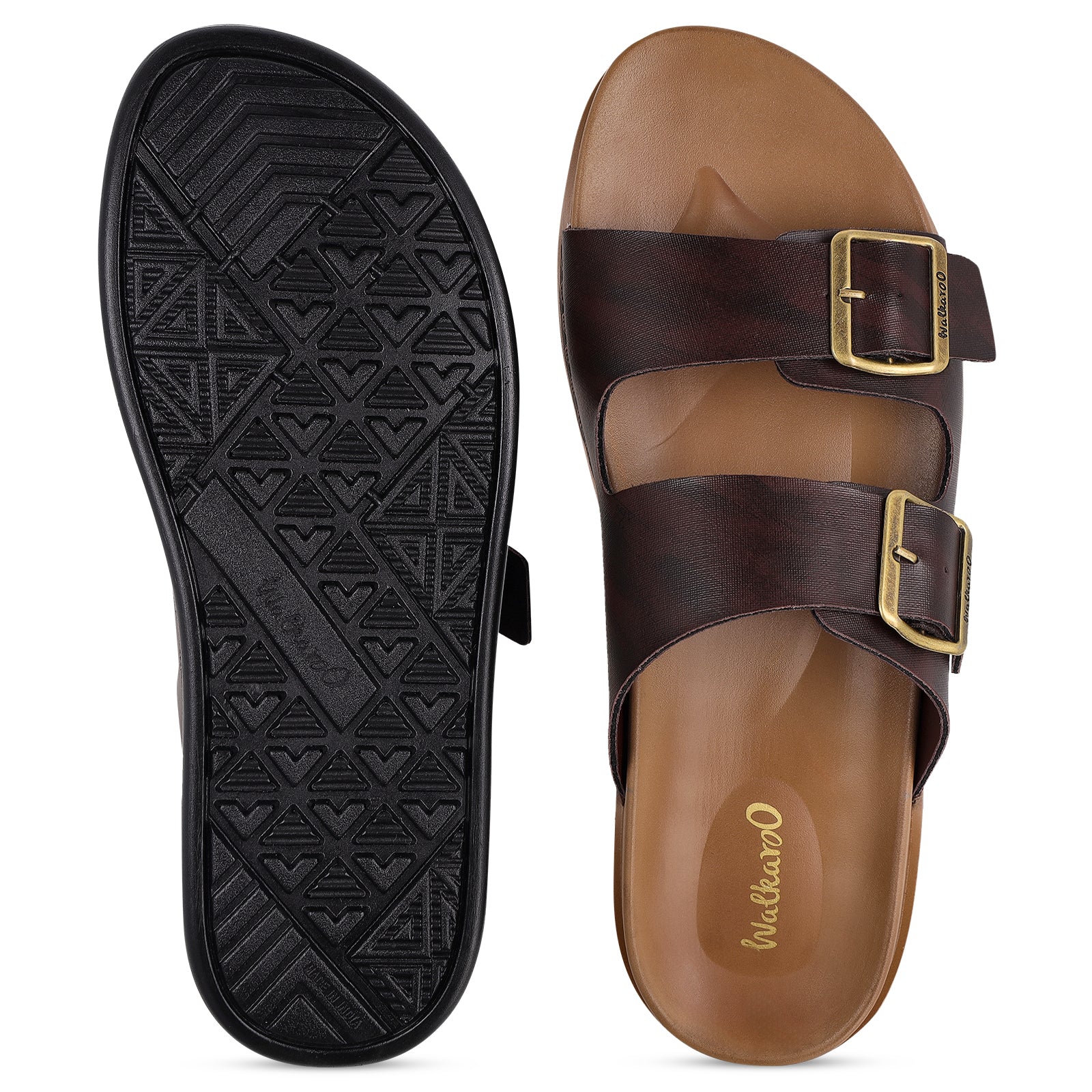 Men's Daily Wear Comfort Sandals - WE1337 Brown - Image 4