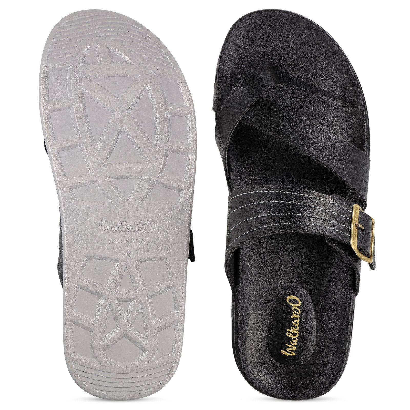 Men's Daily Wear Comfort Sandals - WE1353 Black - Image 3
