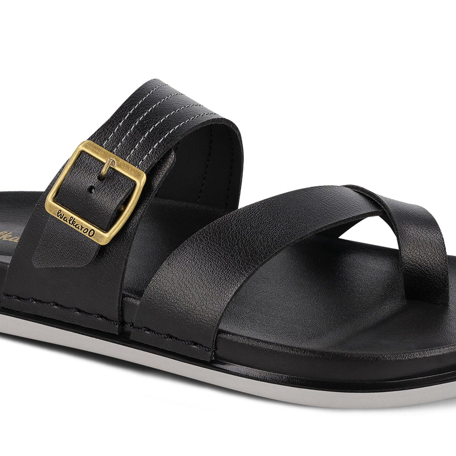 Men's Daily Wear Comfort Sandals - WE1353 Black - Image 5