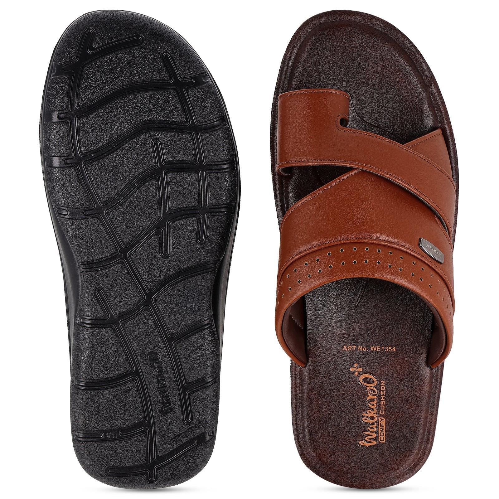 Men's Daily Wear and Office Sandals - WE1354 Brown - Image 2