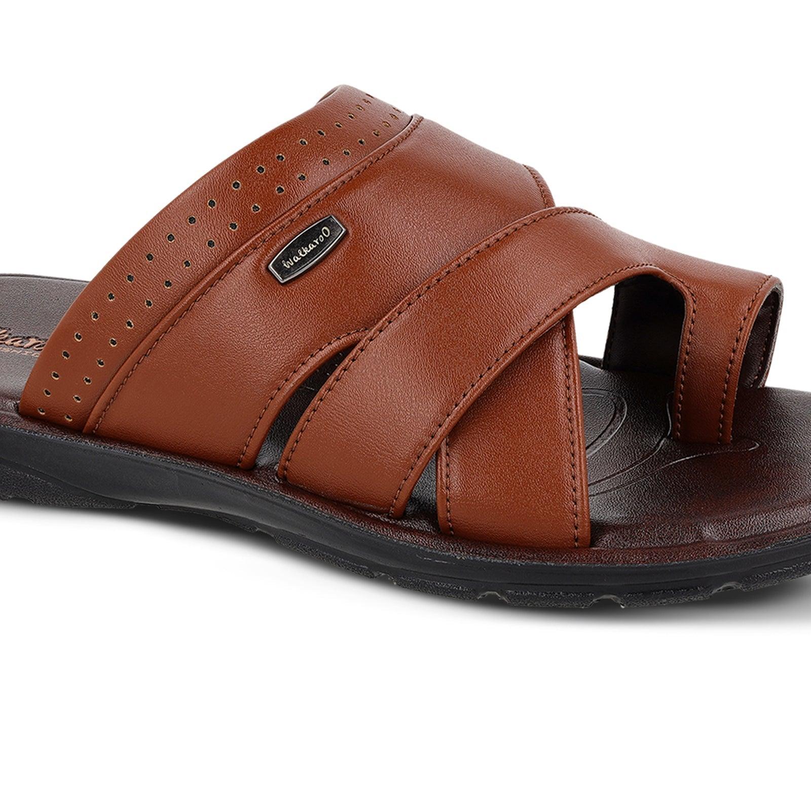 Men's Daily Wear and Office Sandals - WE1354 Brown - Image 4