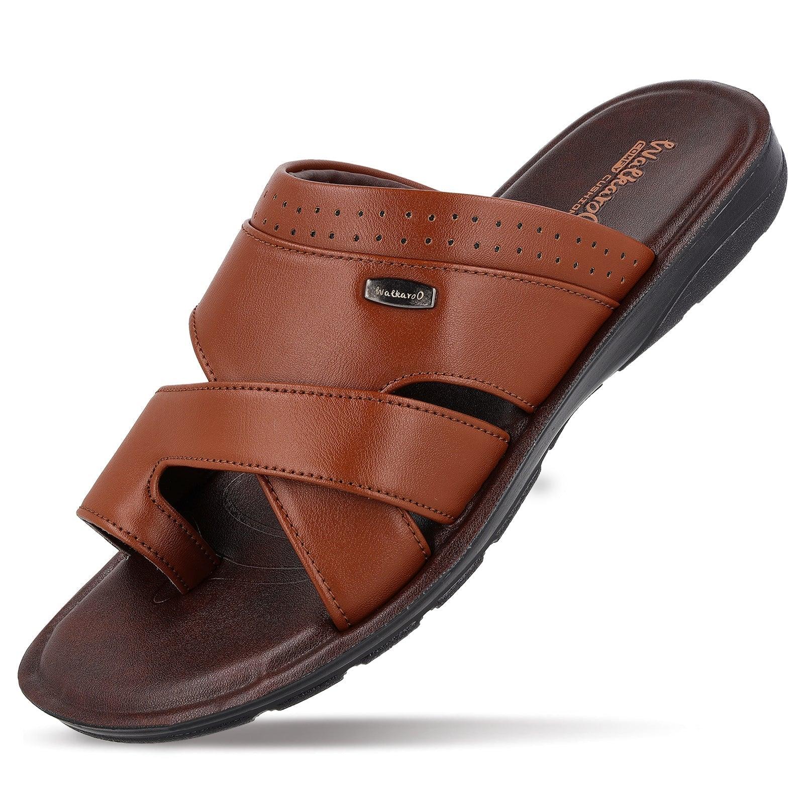 Men's Daily Wear and Office Sandals - WE1354 Brown - Image 5