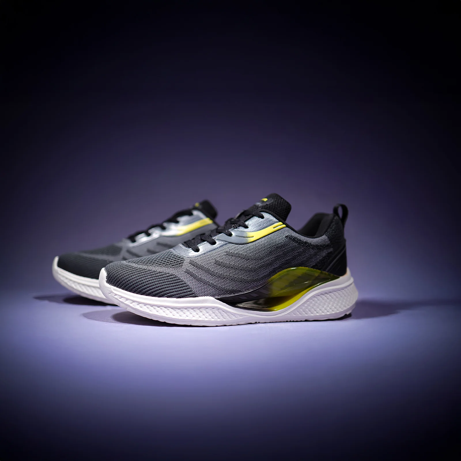 Men's Lace-up Sports Shoes - WS9132 Black - Image 2