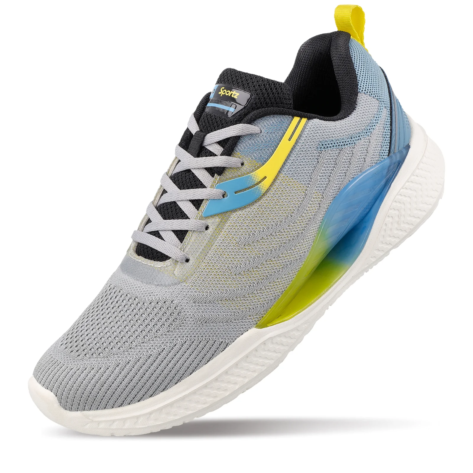 Men's Lace-up Sports Shoes - WS9132 Light Grey - Image 5