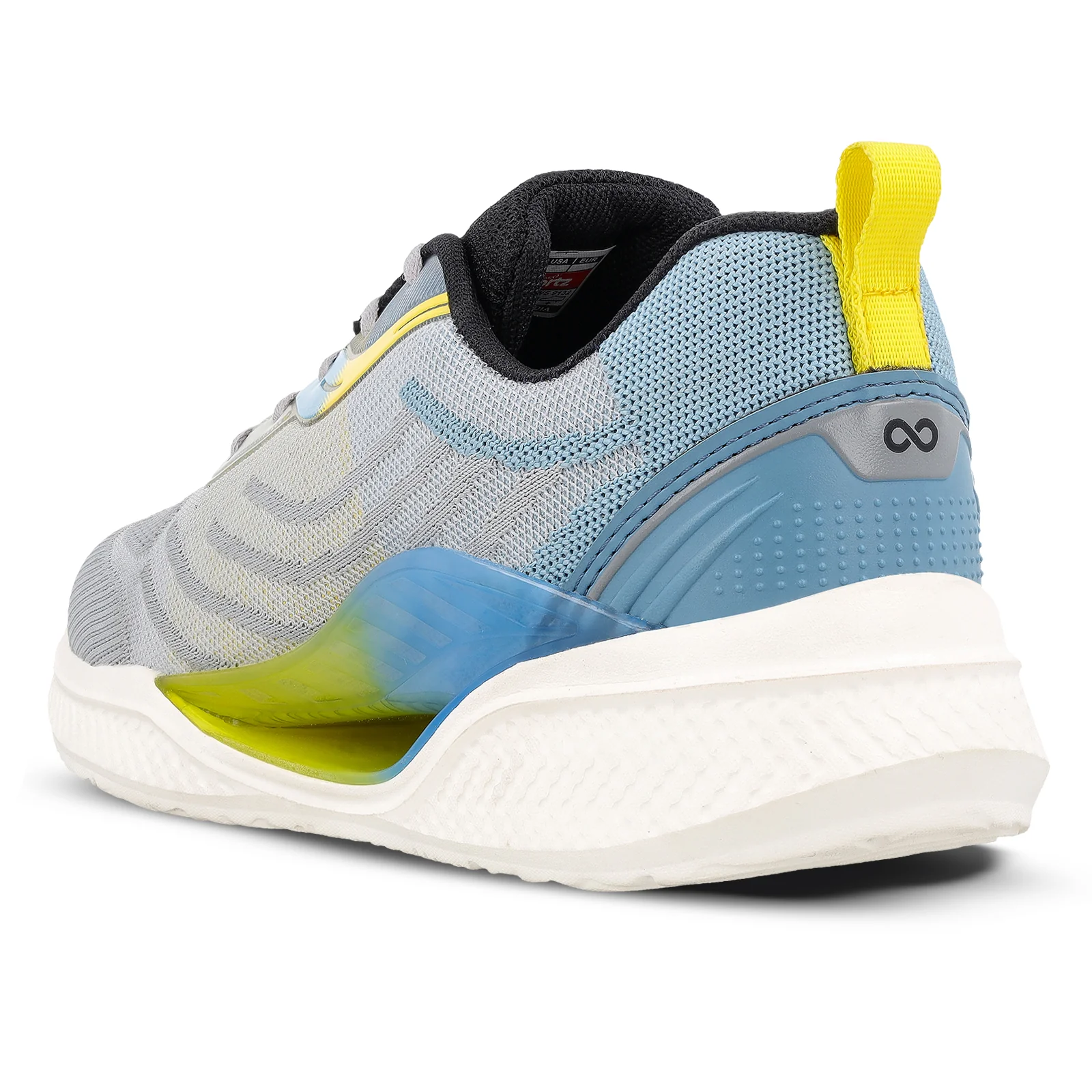 Men's Lace-up Sports Shoes - WS9132 Light Grey - Image 6