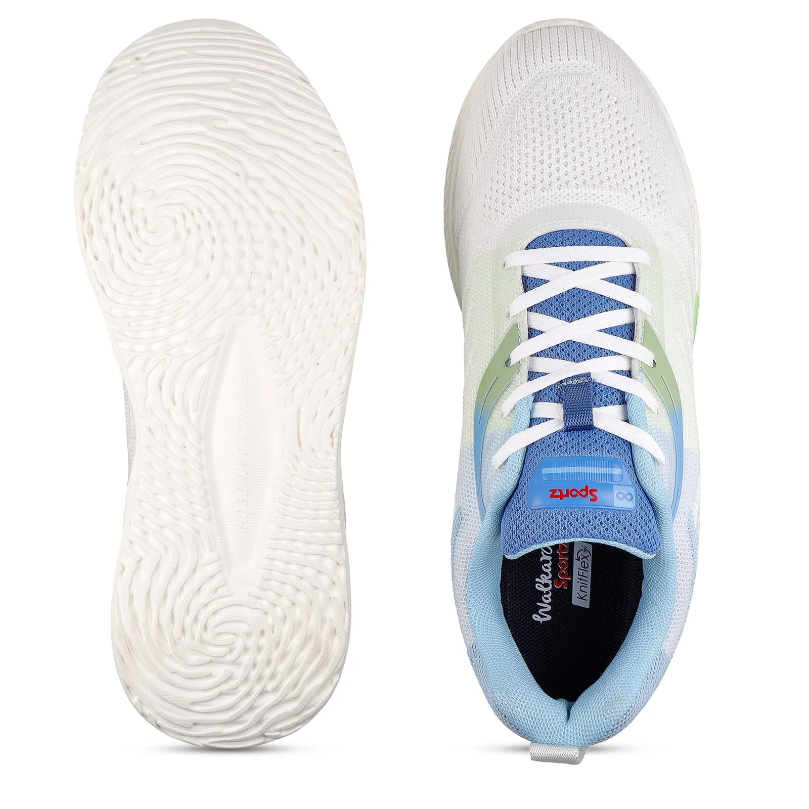 Men's Lace-up Sports Shoes - WS9132 White - Image 2
