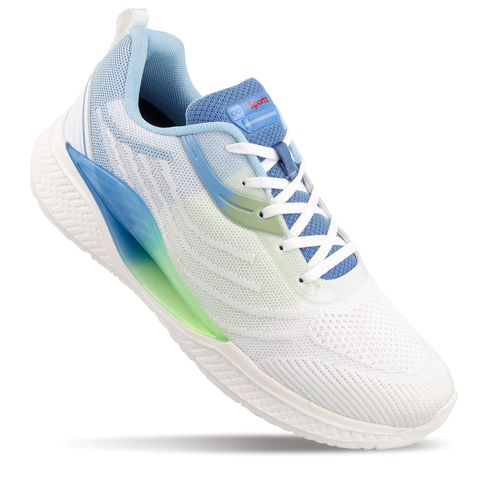 Men's Lace-up Sports Shoes - WS9132 White - Image 3