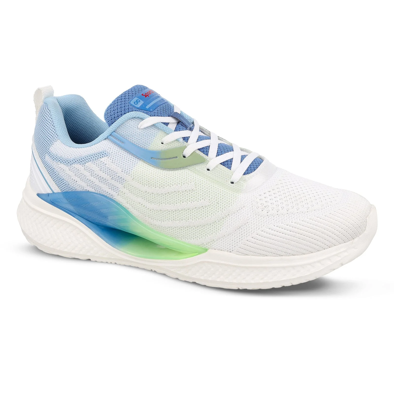 Men's Lace-up Sports Shoes - WS9132 White - Image 4