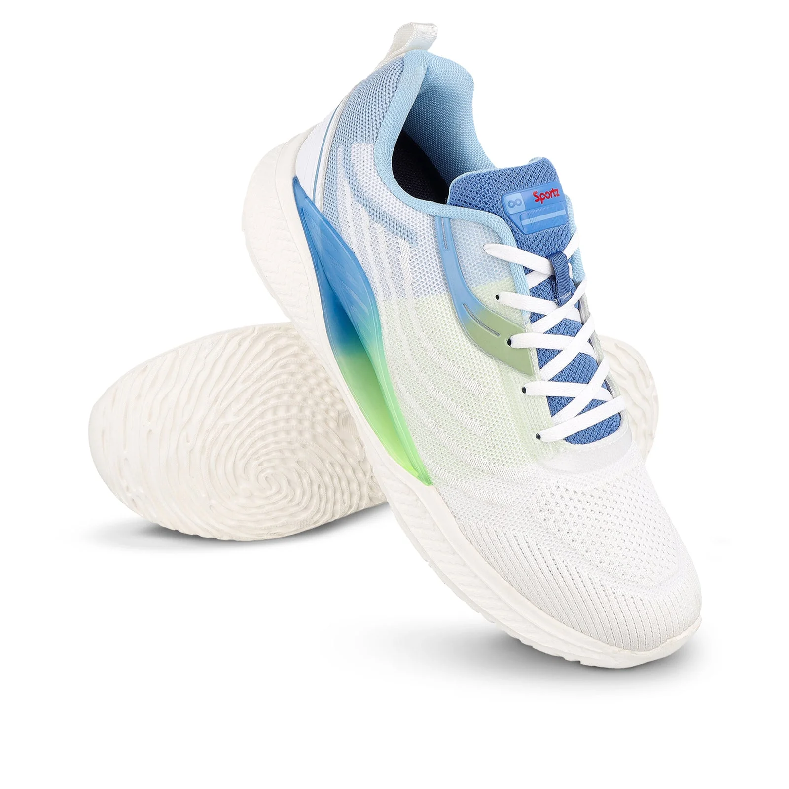 Men's Lace-up Sports Shoes - WS9132 White - Image 8