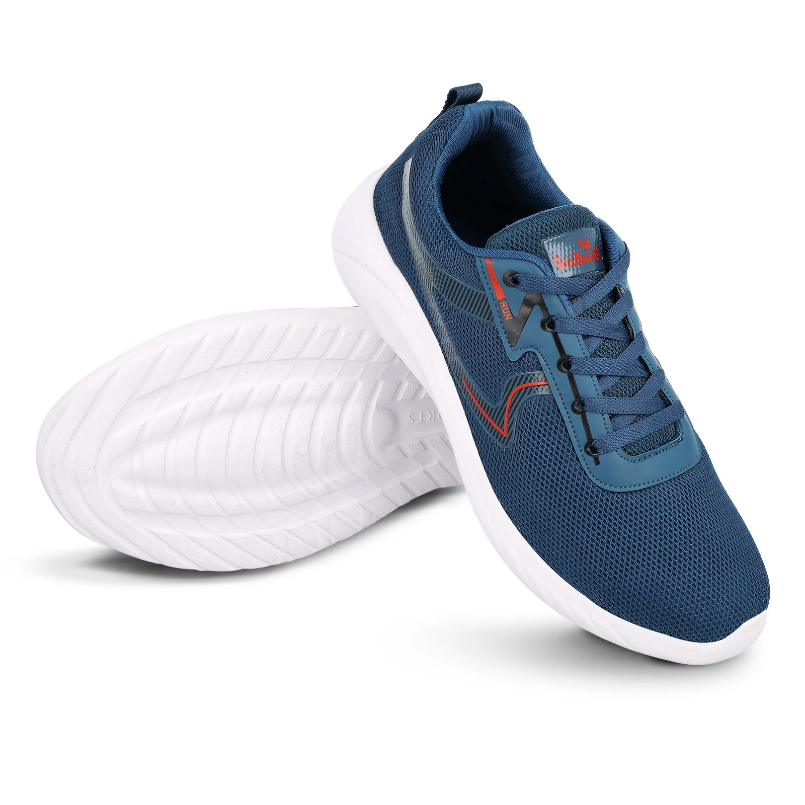 Men's Lace-up Walking Shoes - WS3064 Teal - Image 7