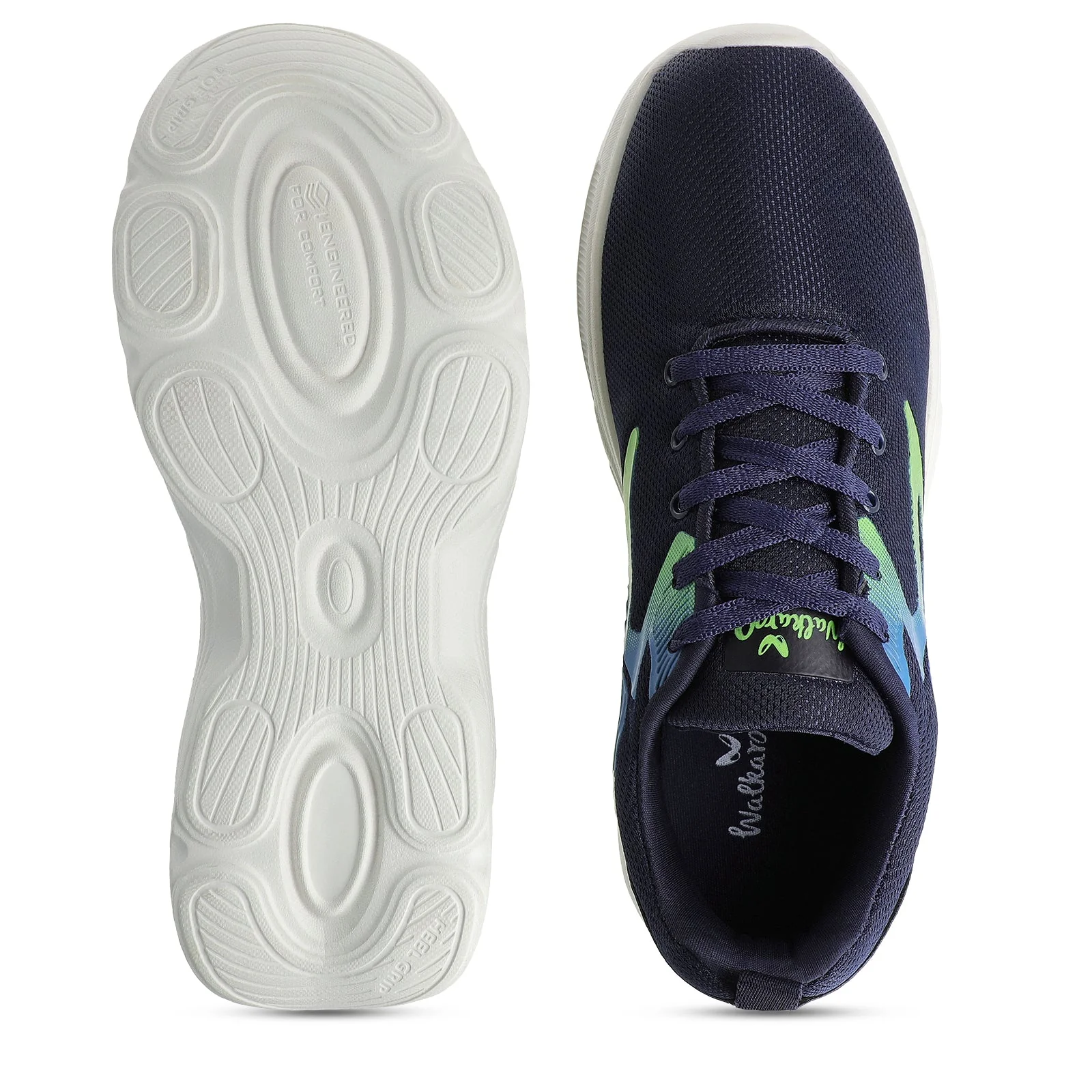 Walkaroo Men walking Shoes - WS3076 Navy Blue - Image 2