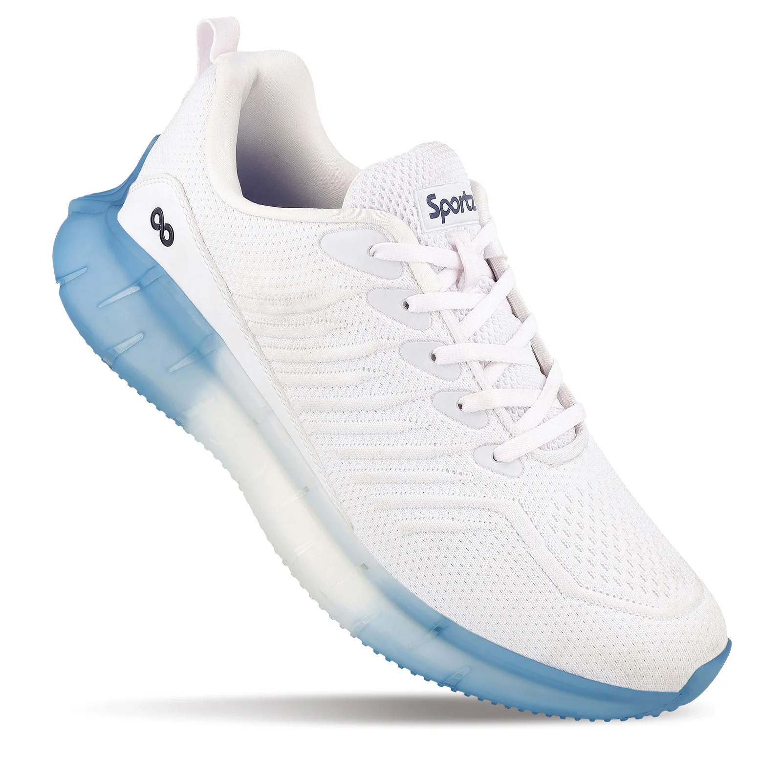 Men's Lace-up Walking Shoes - WS9101 White - Image 3