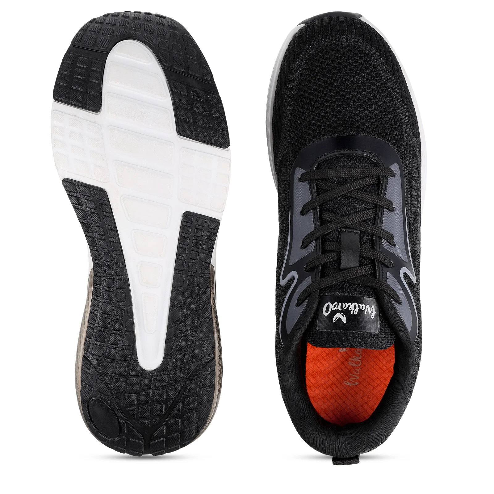 Men's Lace-up Sports Shoes - WS9108 Black - Image 2