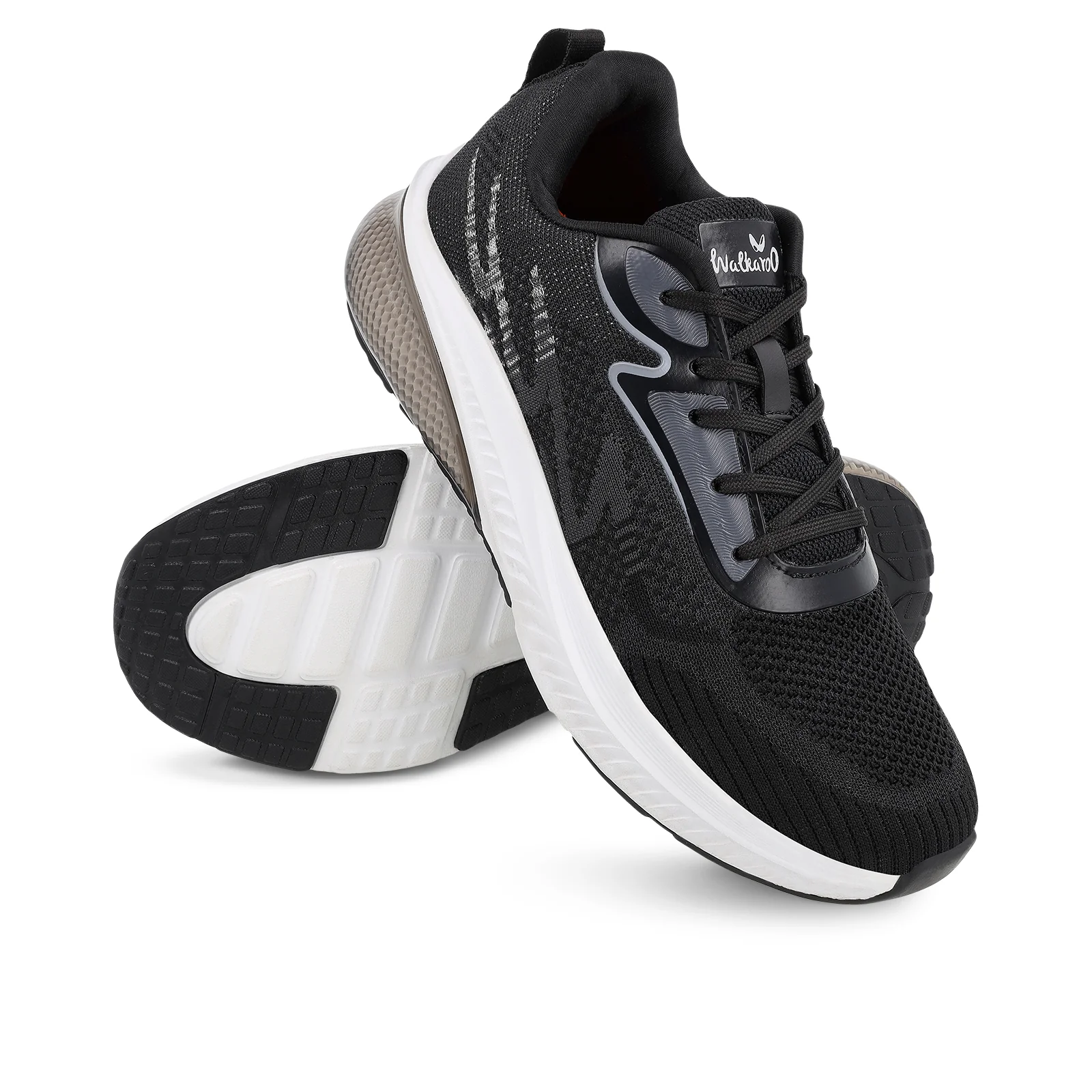 Men's Lace-up Sports Shoes - WS9108 Black - Image 8
