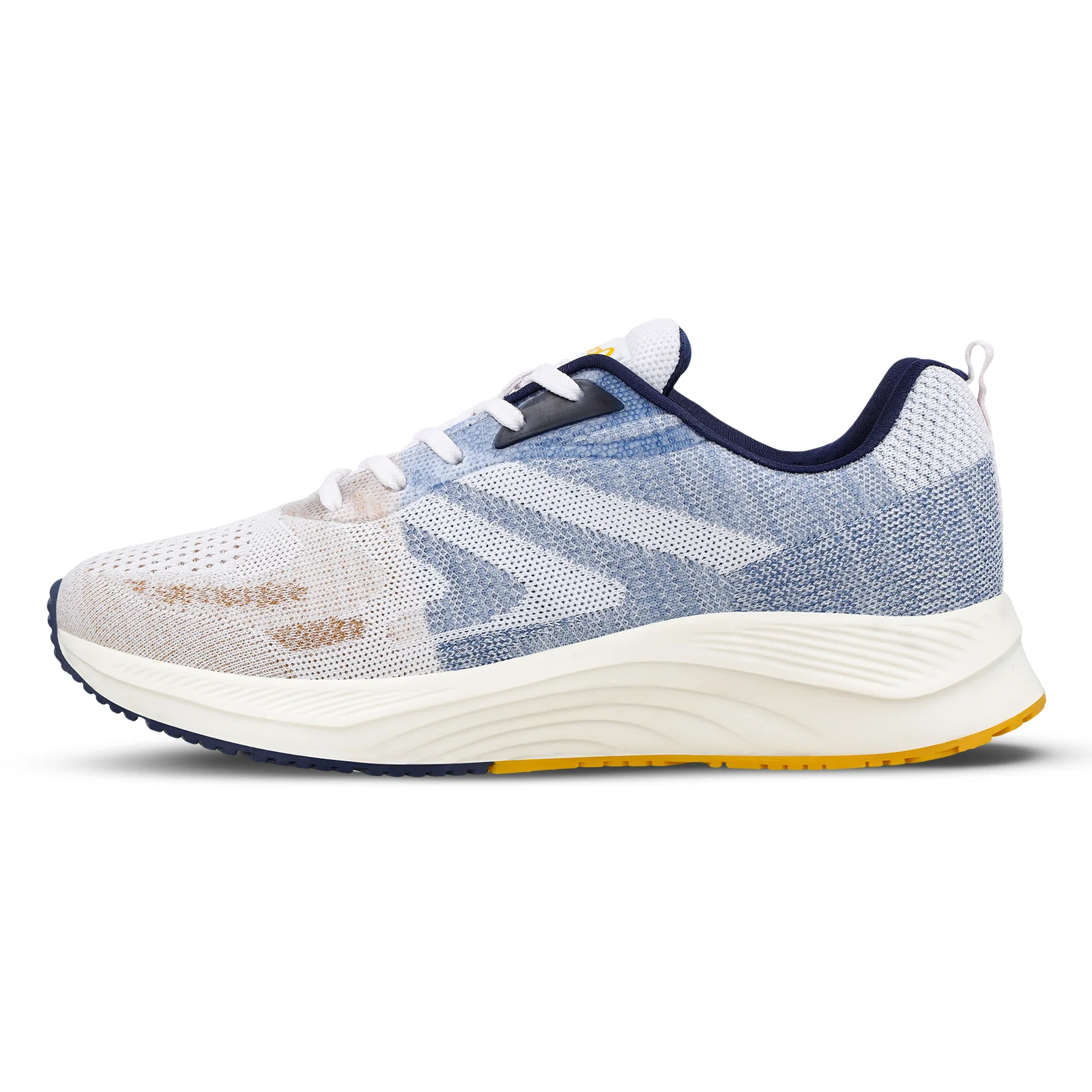 Men's Lace-up Sports Shoes - WS9109 Beige Blue