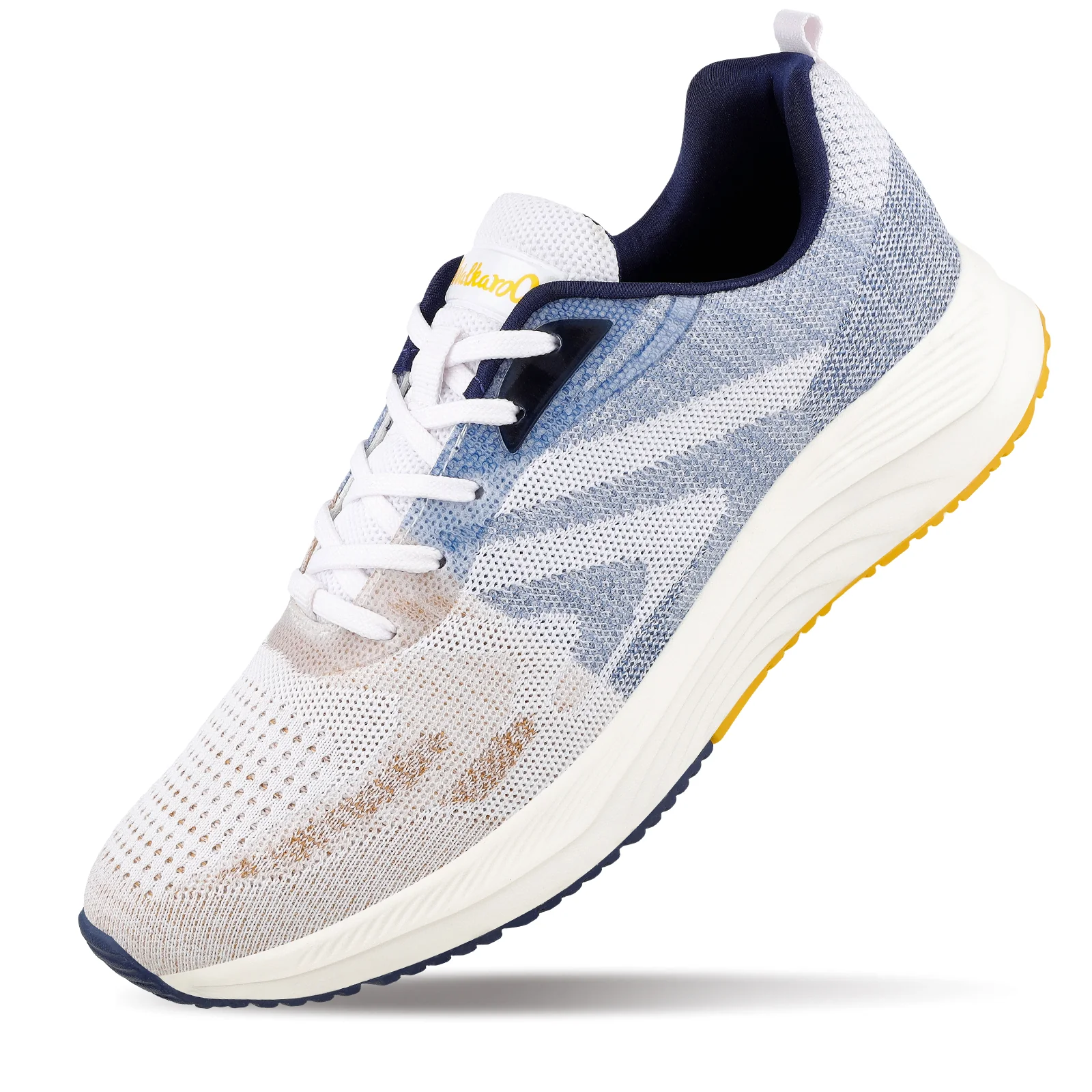 Men's Lace-up Sports Shoes - WS9109 Beige Blue - Image 7