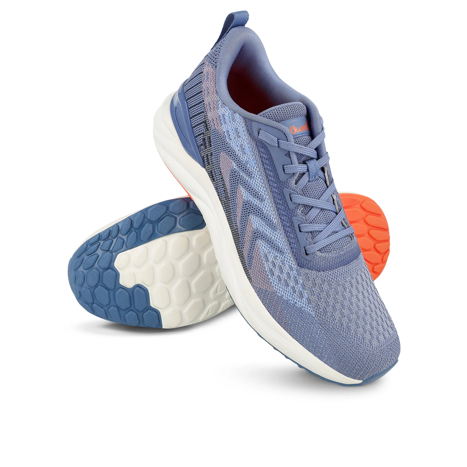 Men's Lace-up Sports Shoes - WS9110 Steel Blue - Image 9
