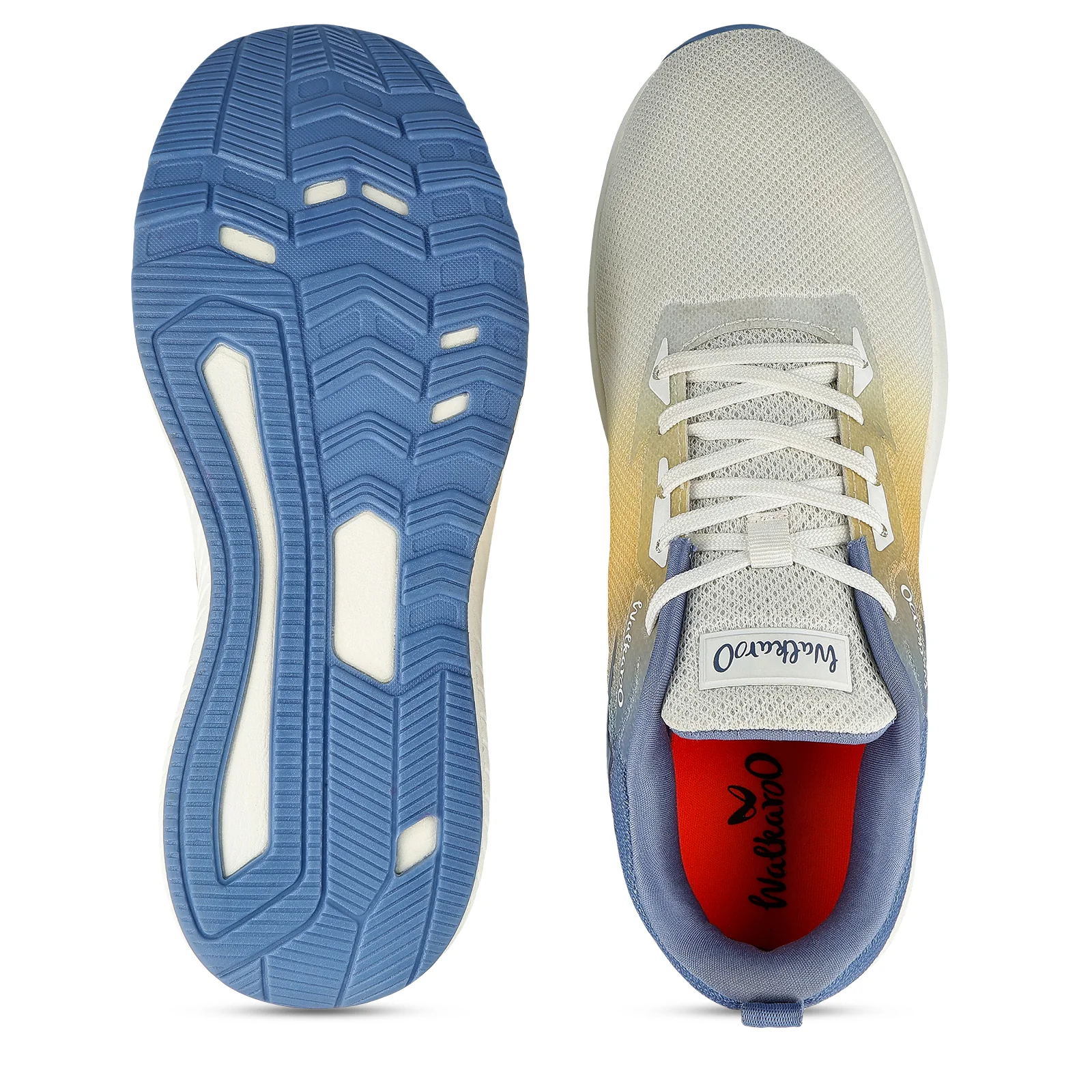 Men's Lace-up Sports Shoes - WS9111 Blue Beige - Image 2
