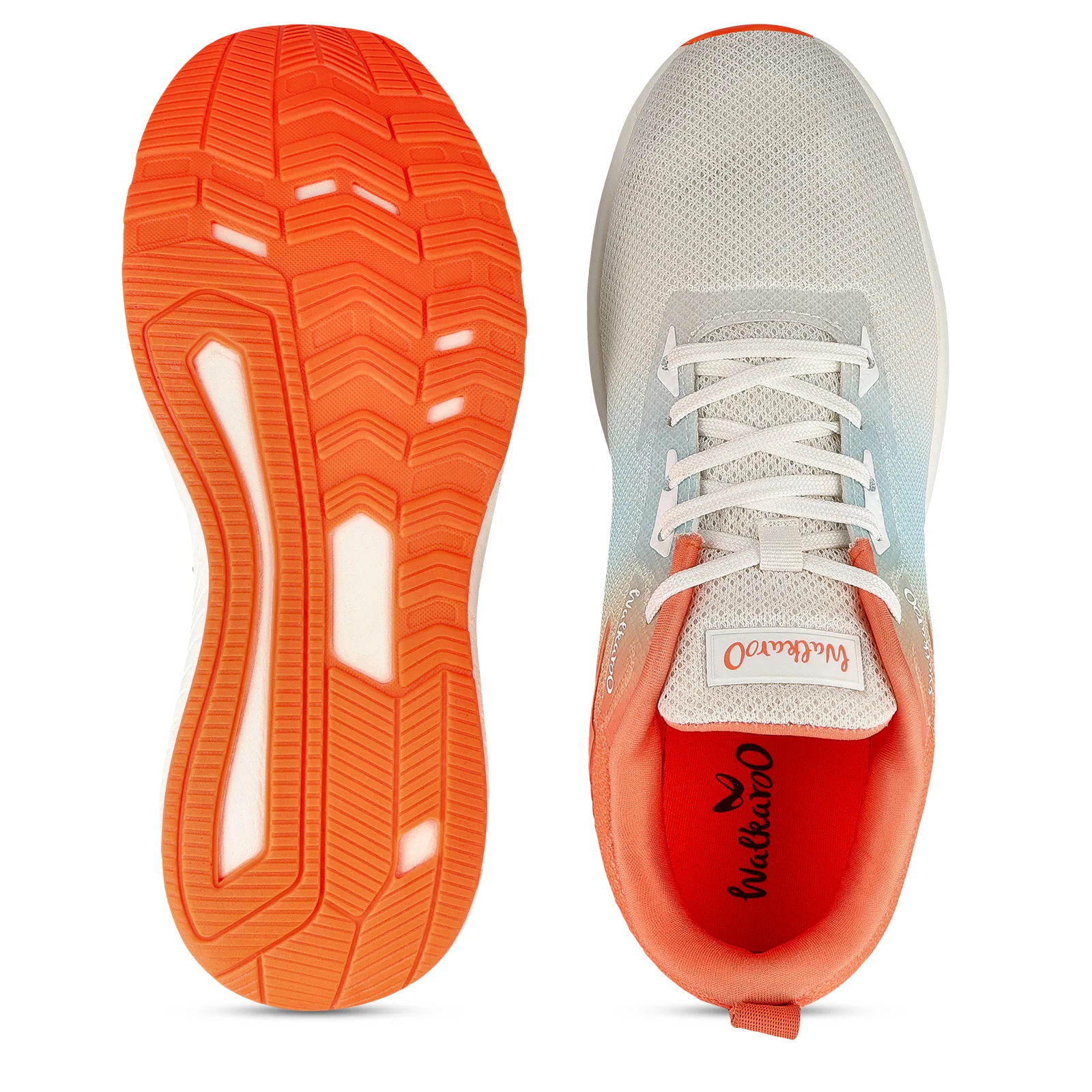 Men's Lace-up Sports Shoes - WS9111 Orange Seablue - Image 2