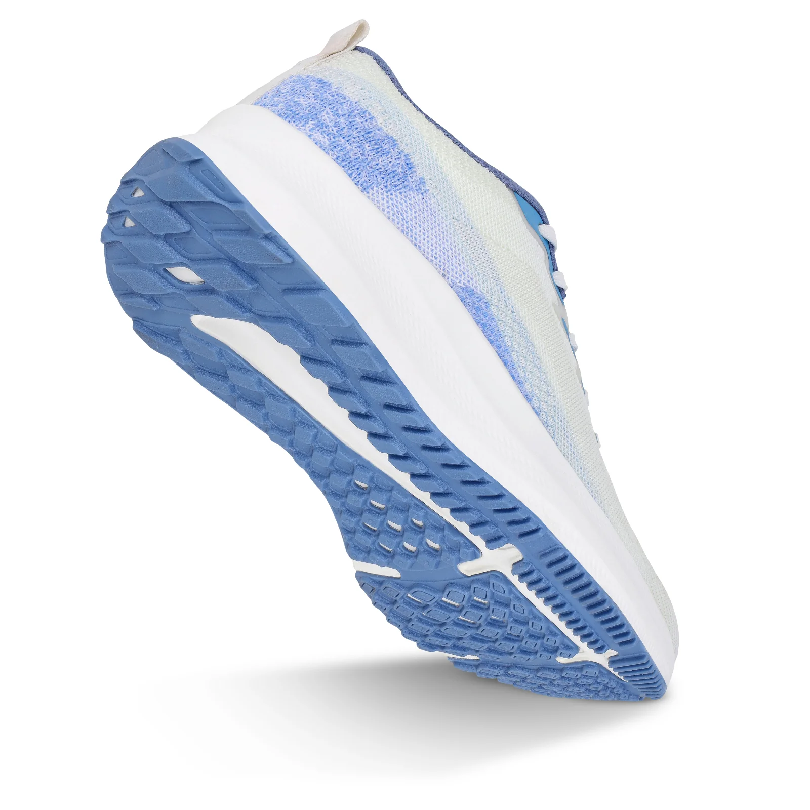 Men's Lace-up Sports Shoes - WS9114 White Blue - Image 5