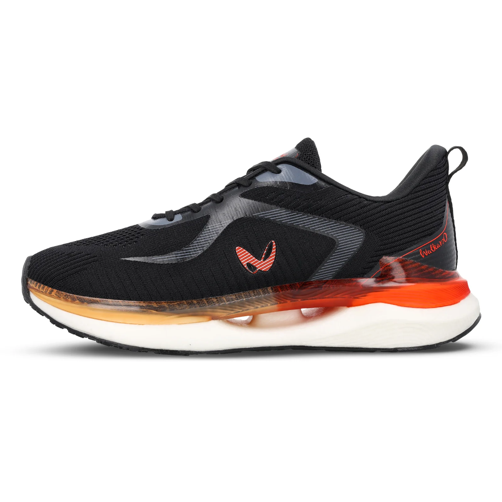 Men's Lace-up Sports Shoes - WS9122 Black Red