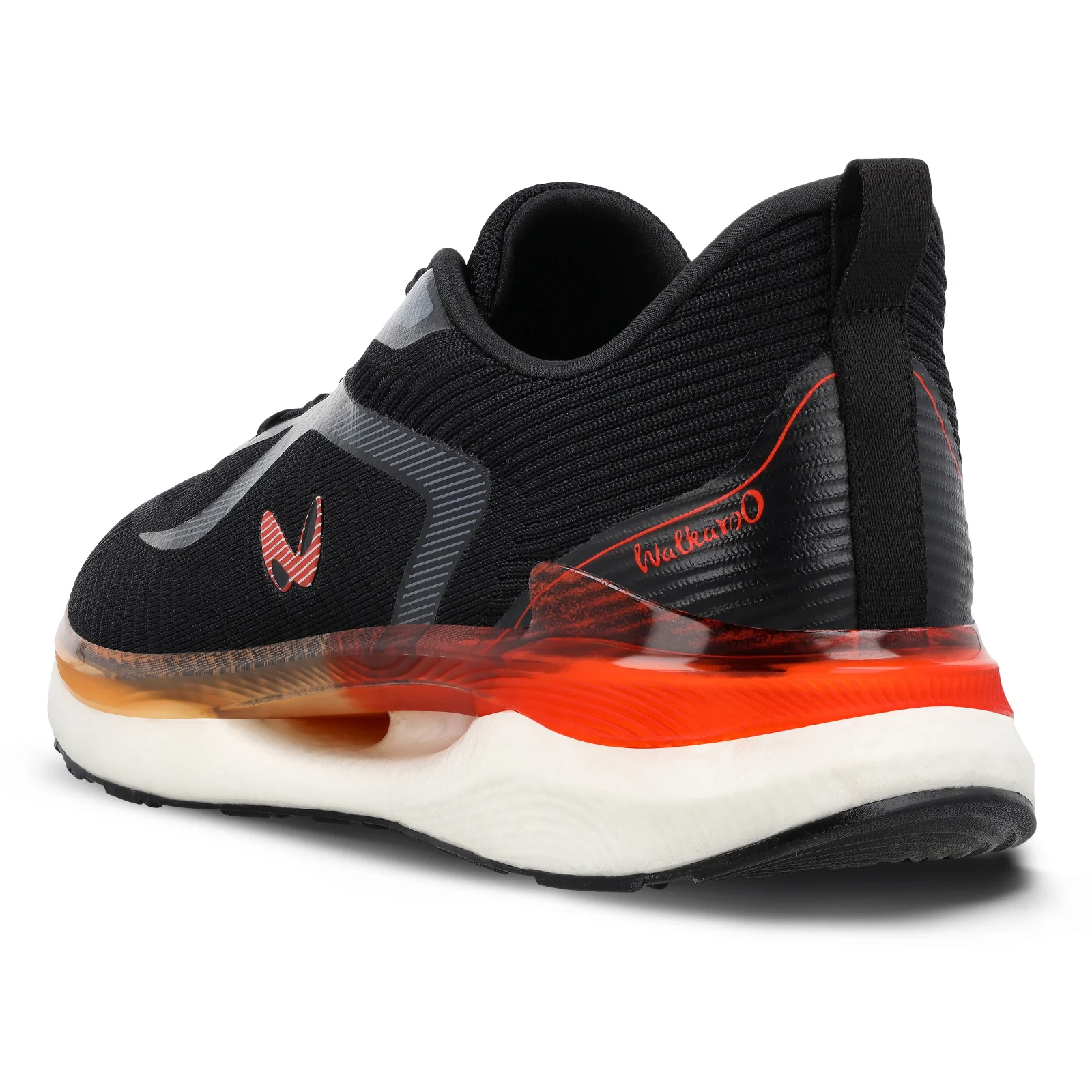 Men's Lace-up Sports Shoes - WS9122 Black Red - Image 5