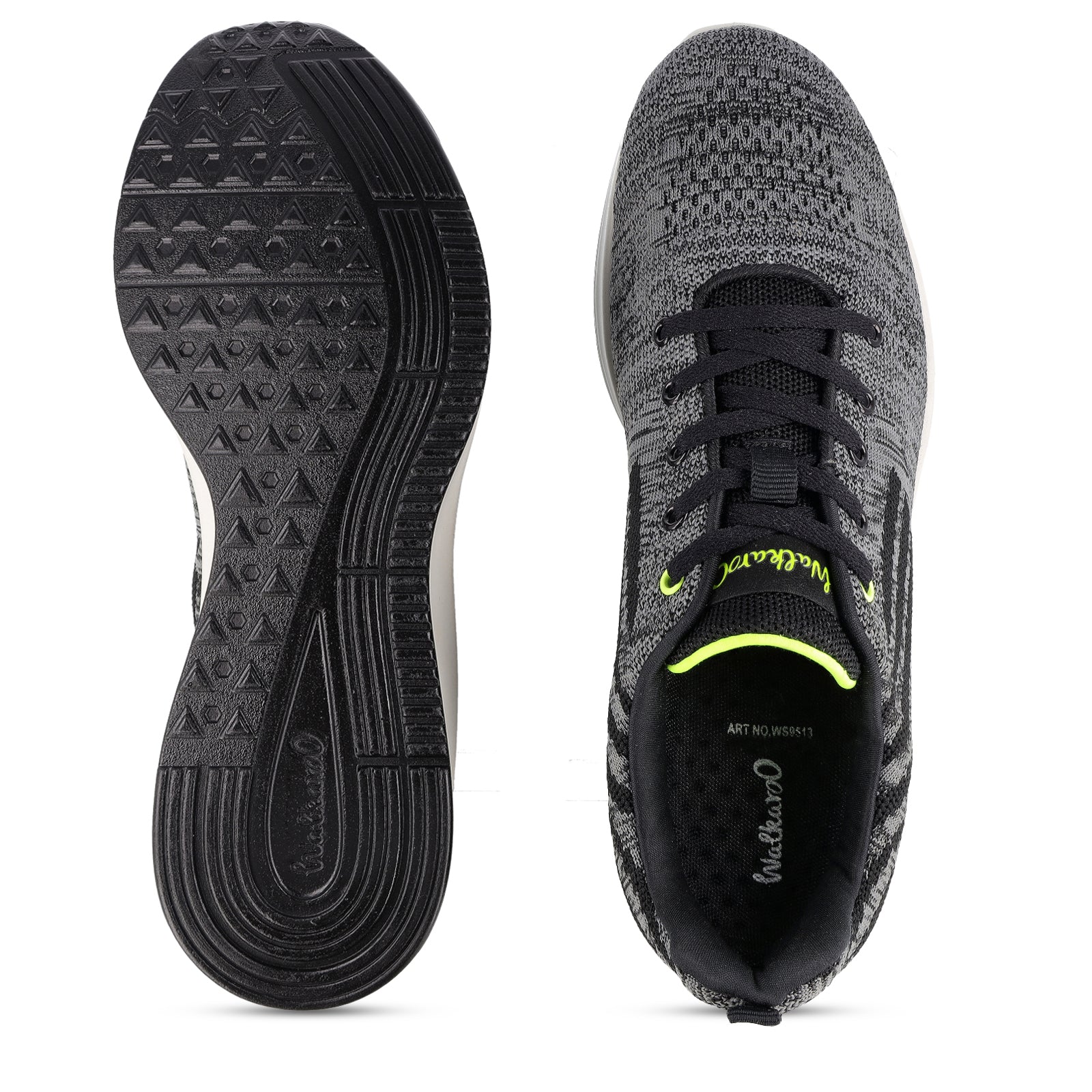 Walkaroo Men Lace-up Training Shoes - WS9513 Dark Grey - Image 2