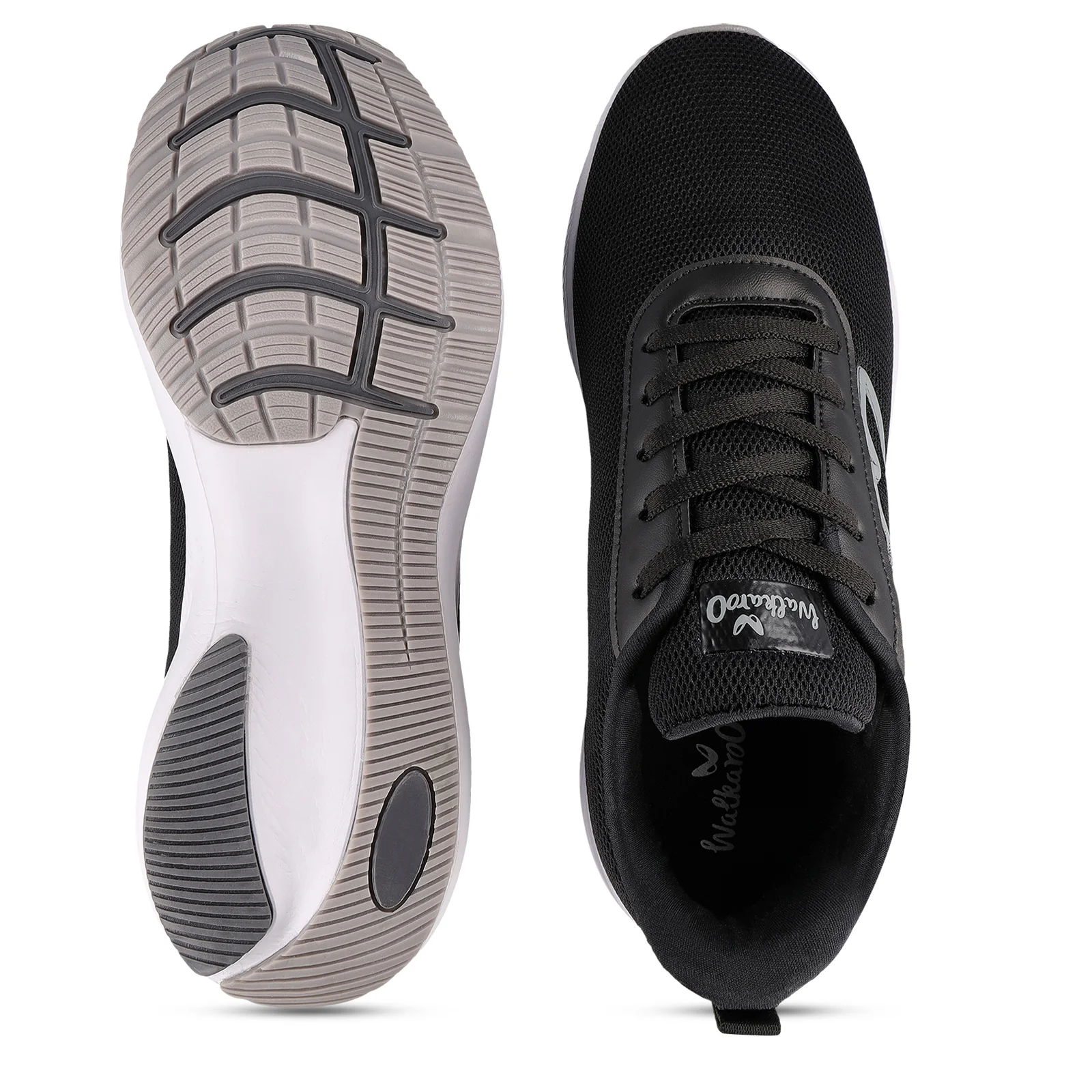 Walkaroo Men Walking Shoes - WS9541 Black - Image 2