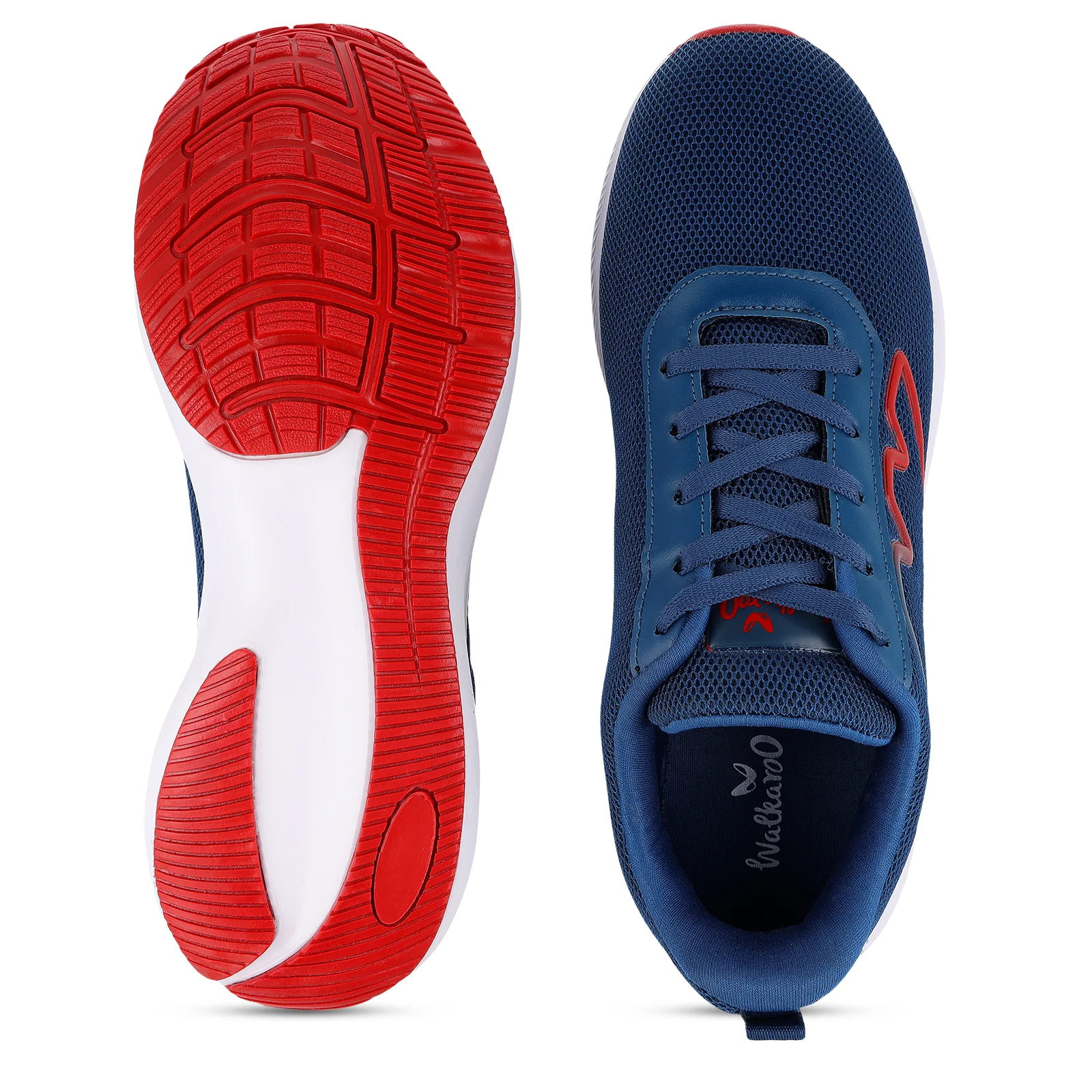 Walkaroo Men Walking Shoes - WS9541 Teal - Image 2