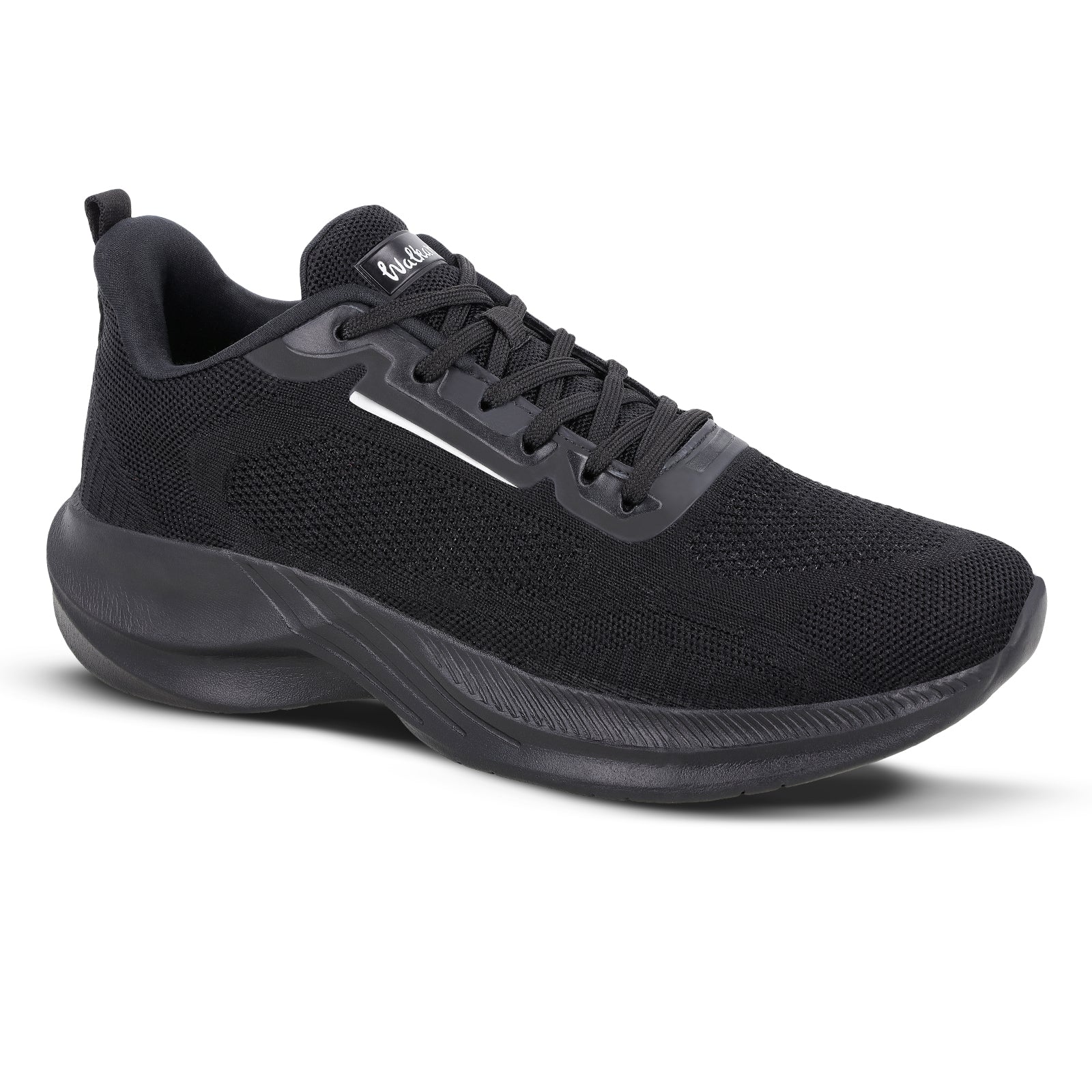 Men's Lace-up Walking Shoes - WS9557 Black Black - Image 4