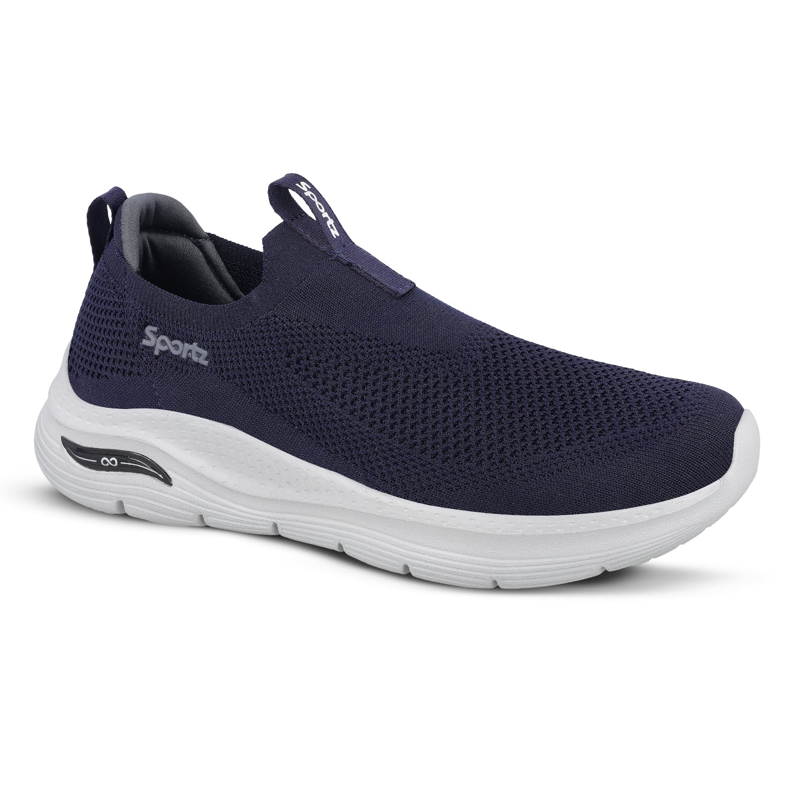 Men's Slip-on Walking Shoe - WS9571 Navy Blue - Image 4
