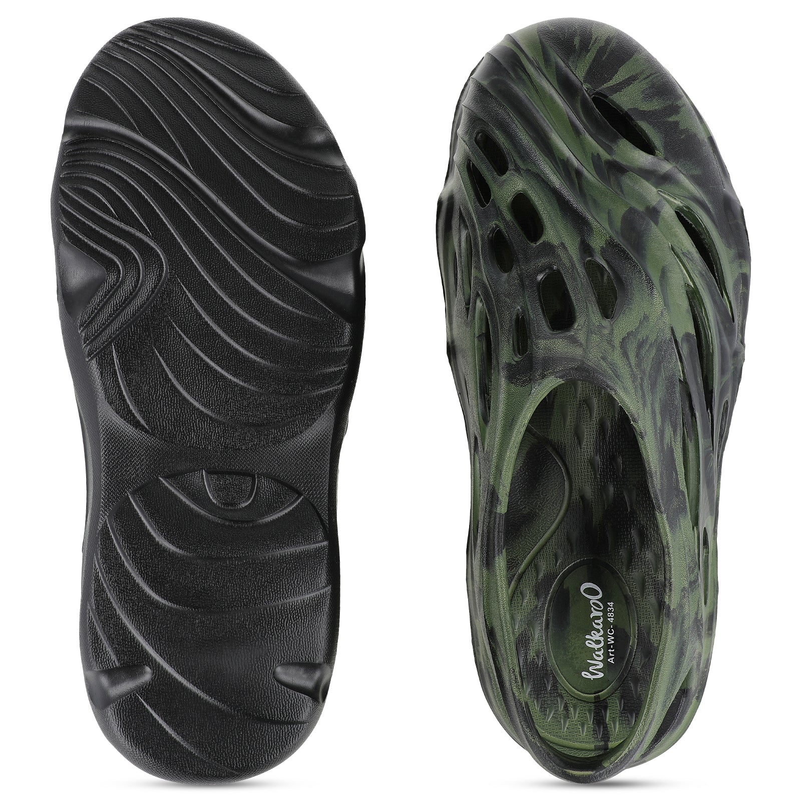 Men's Super Clogs - WC4834 Black green - Image 2