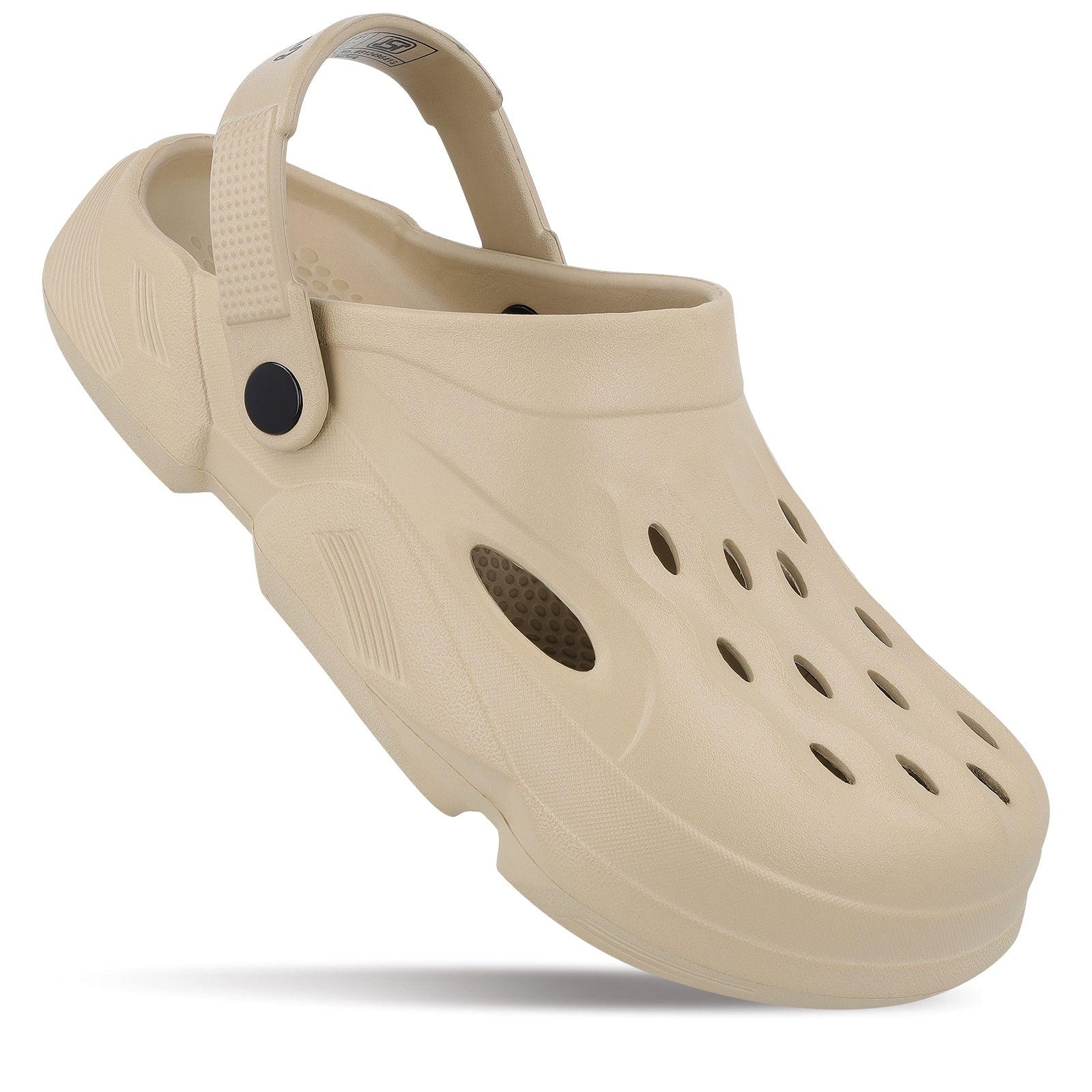 Walkaroo Mens Clogs - WC8721 Khaki