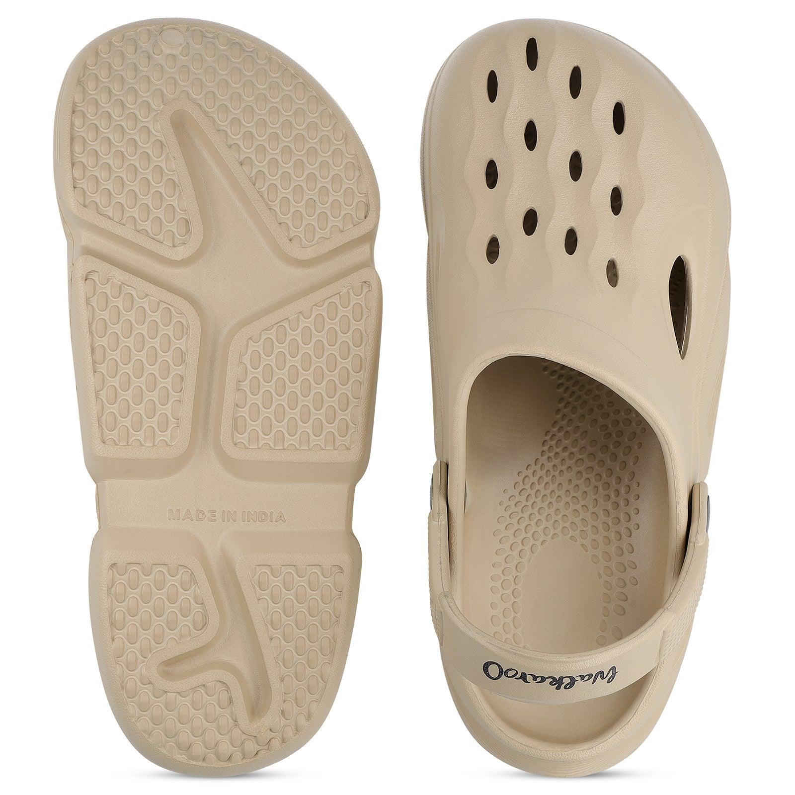 Walkaroo Mens Clogs - WC8721 Khaki - Image 2