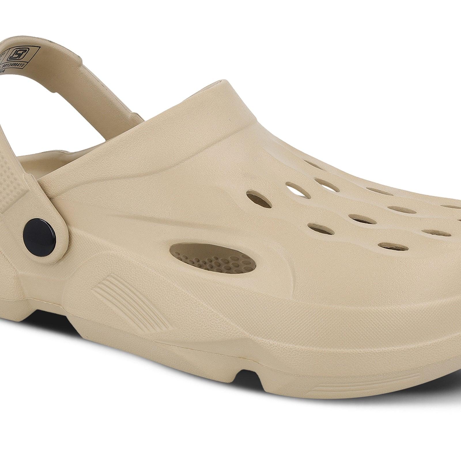 Walkaroo Mens Clogs - WC8721 Khaki - Image 4