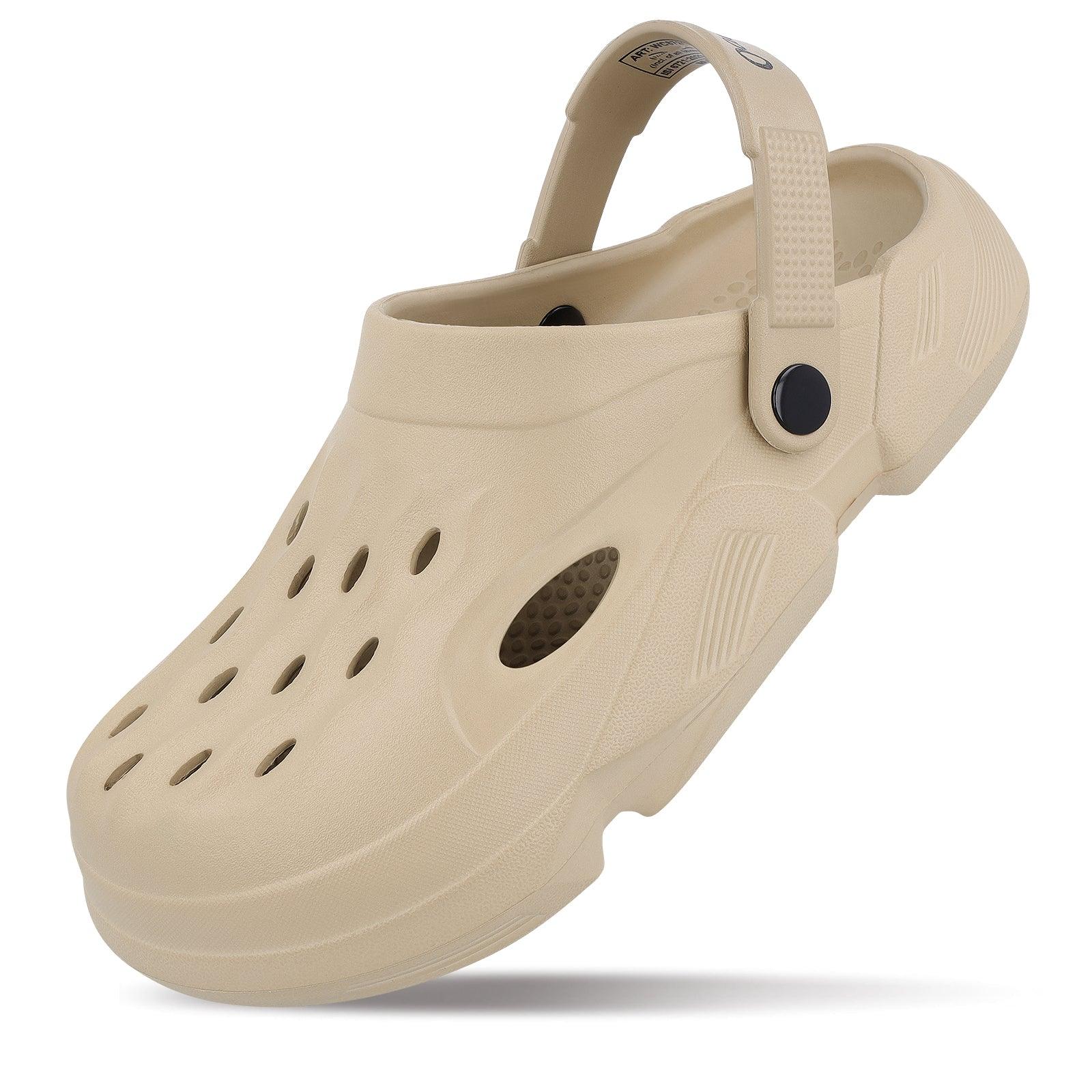 Walkaroo Mens Clogs - WC8721 Khaki - Image 5