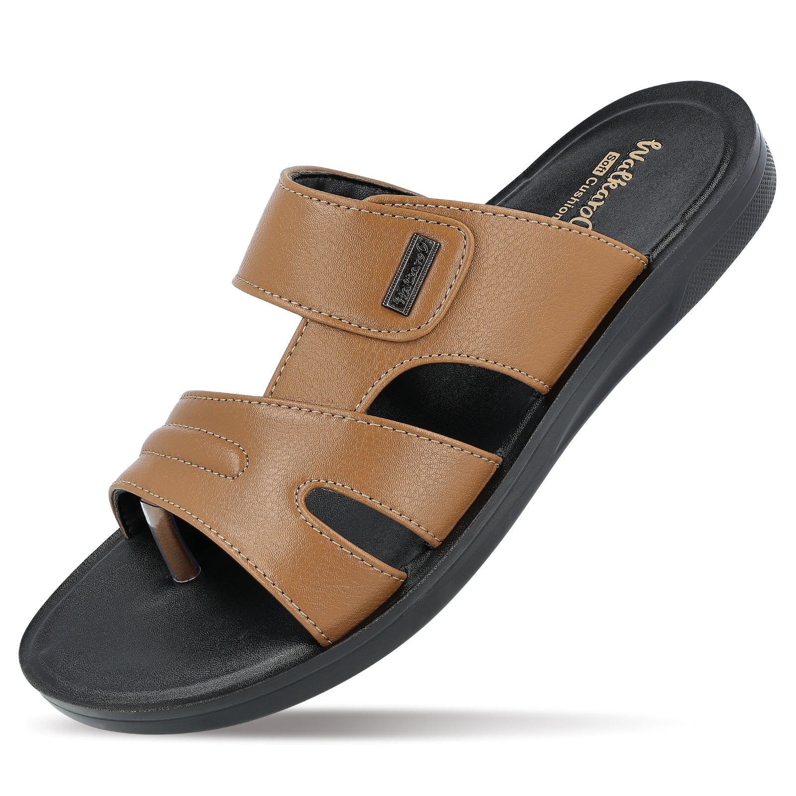 Men's Office Wear Sandals - WE1327 Chiku - Image 5
