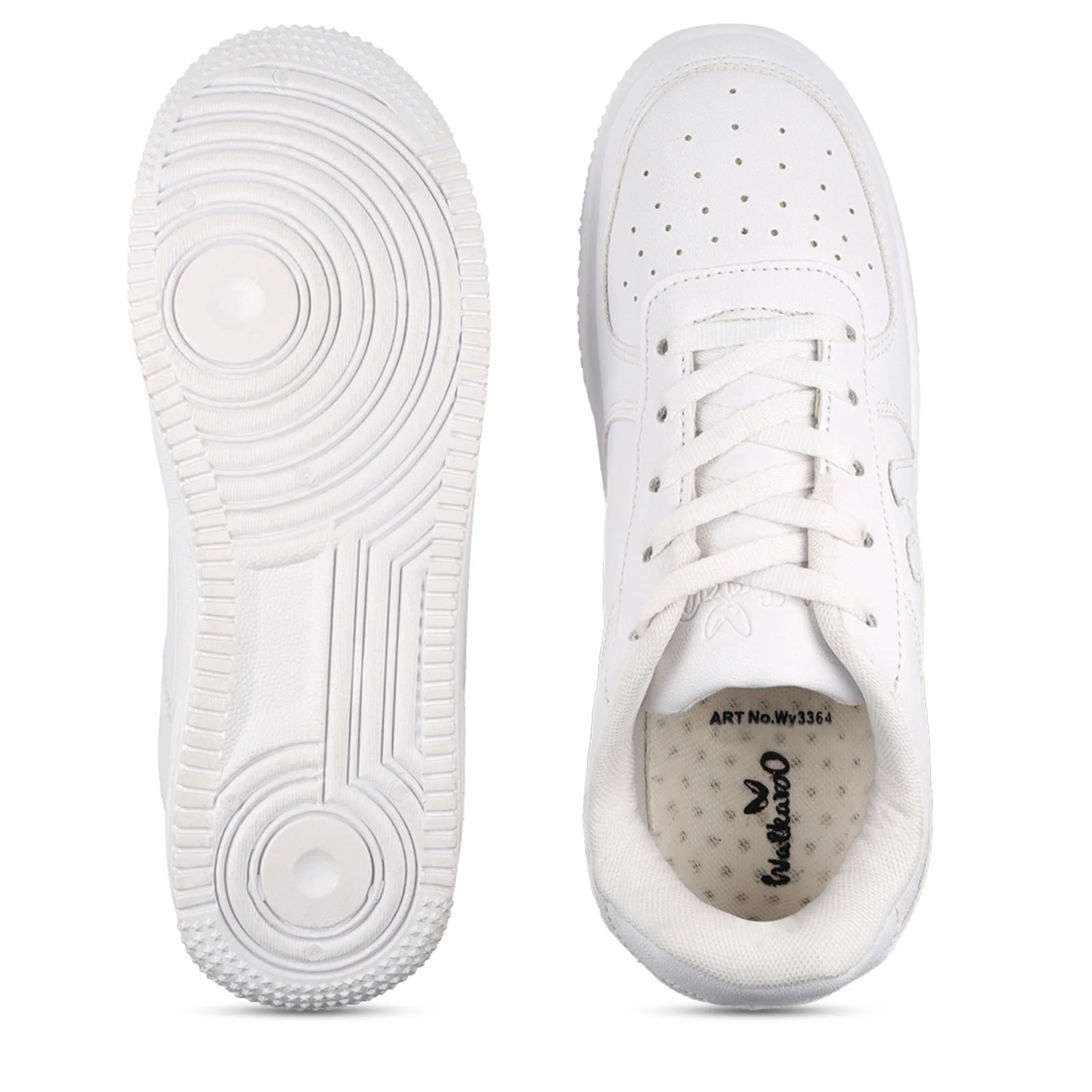 Walkaroo Womens Life Style - WY3364 White White - Image 2