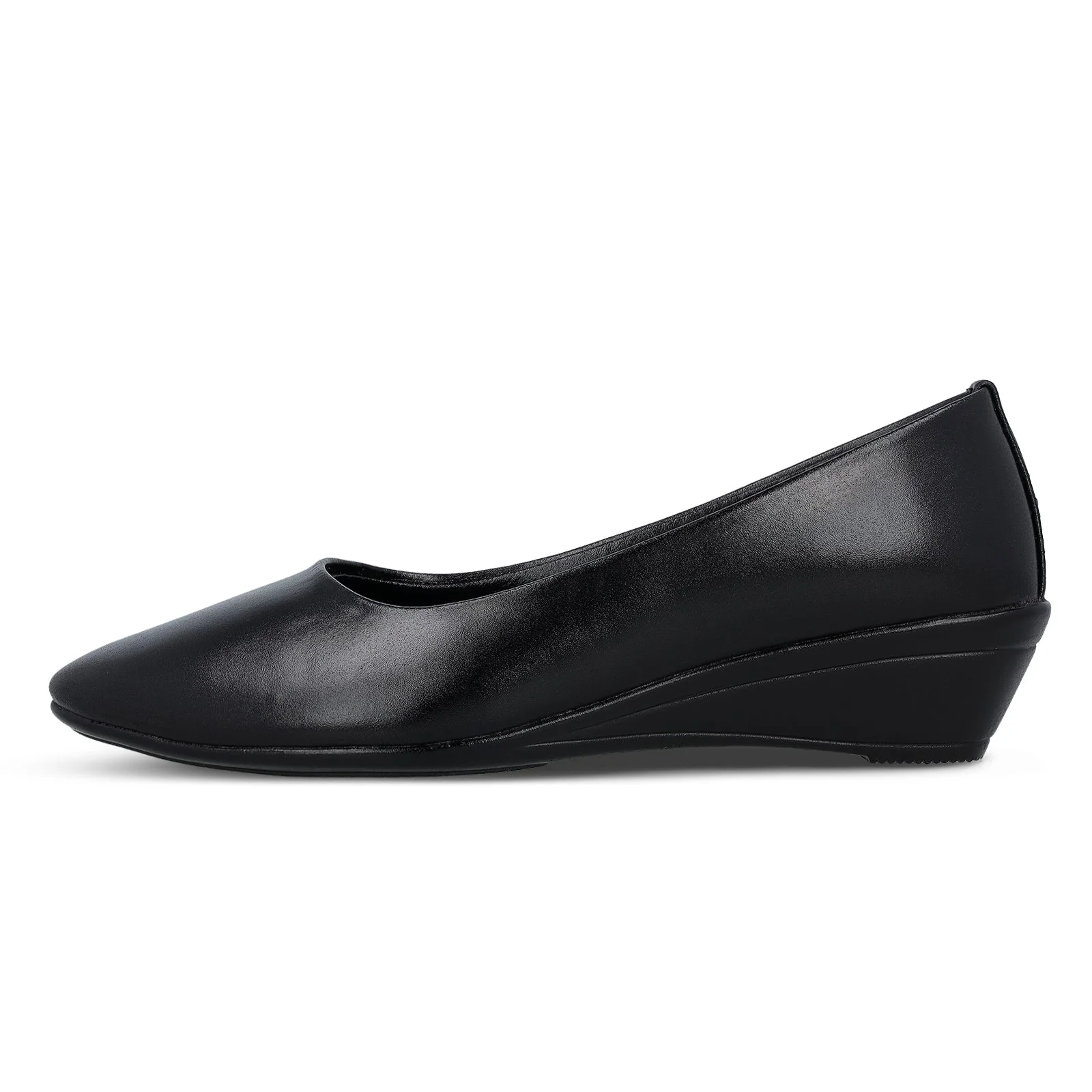Women's Pull-on Formal Shoes - 16804 Black