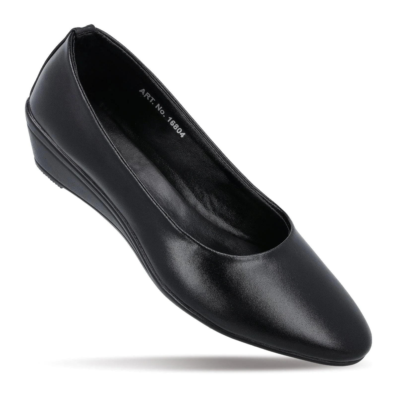Women's Pull-on Formal Shoes - 16804 Black - Image 3