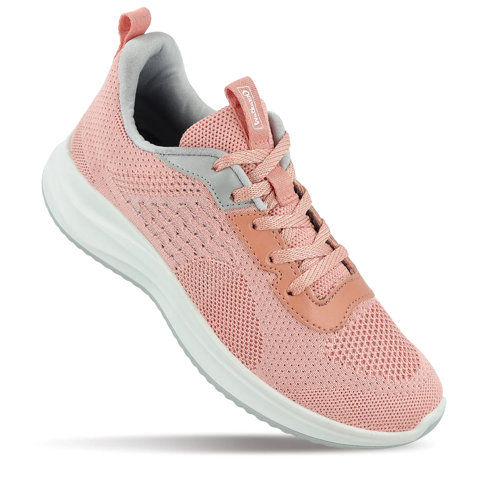 Women's Lace-up Sports Shoe - WS9911 Peach - Image 3