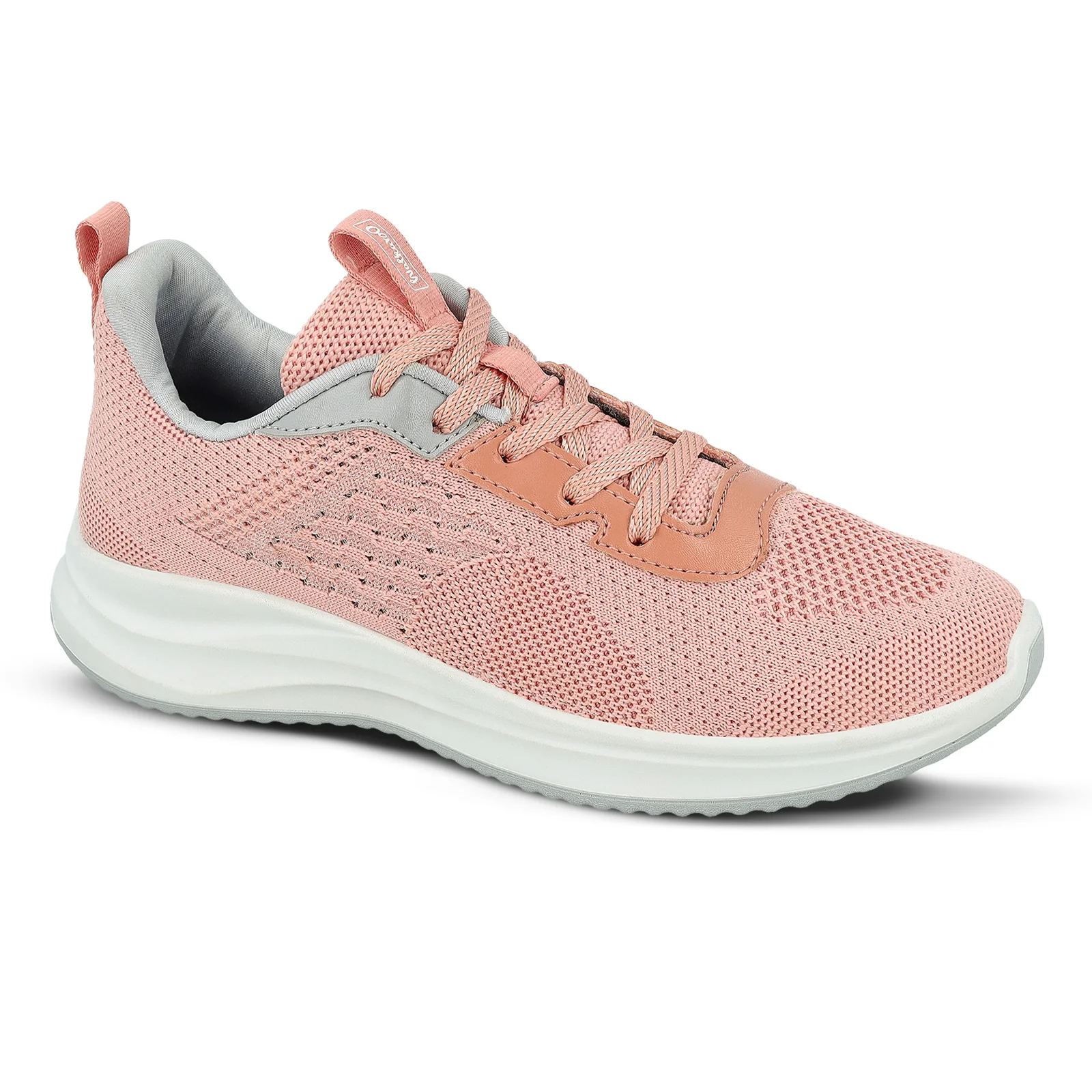 Women's Lace-up Sports Shoe - WS9911 Peach - Image 4
