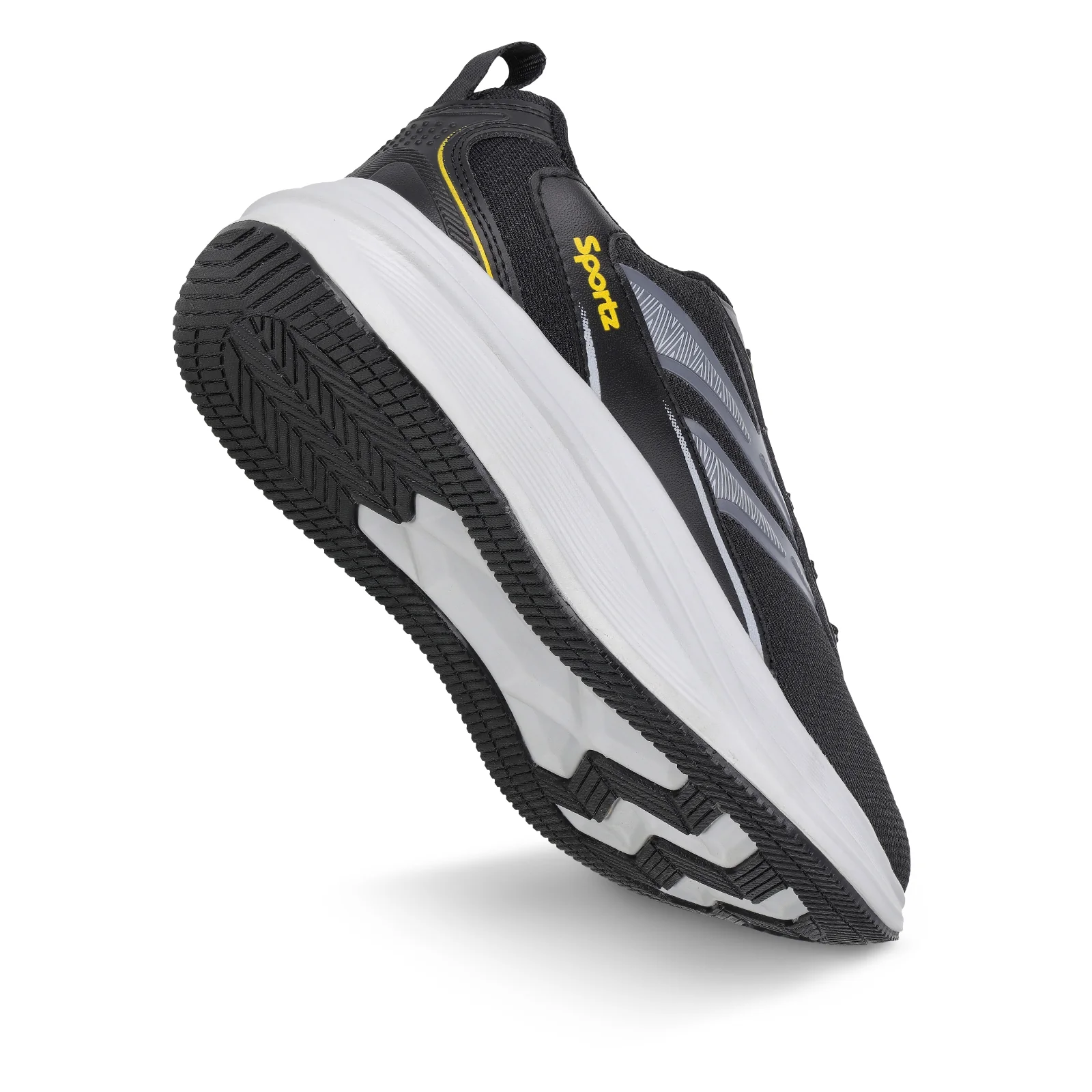 WILZER Men's Lace-up Sports Shoes - WS9153 Black - Image 6